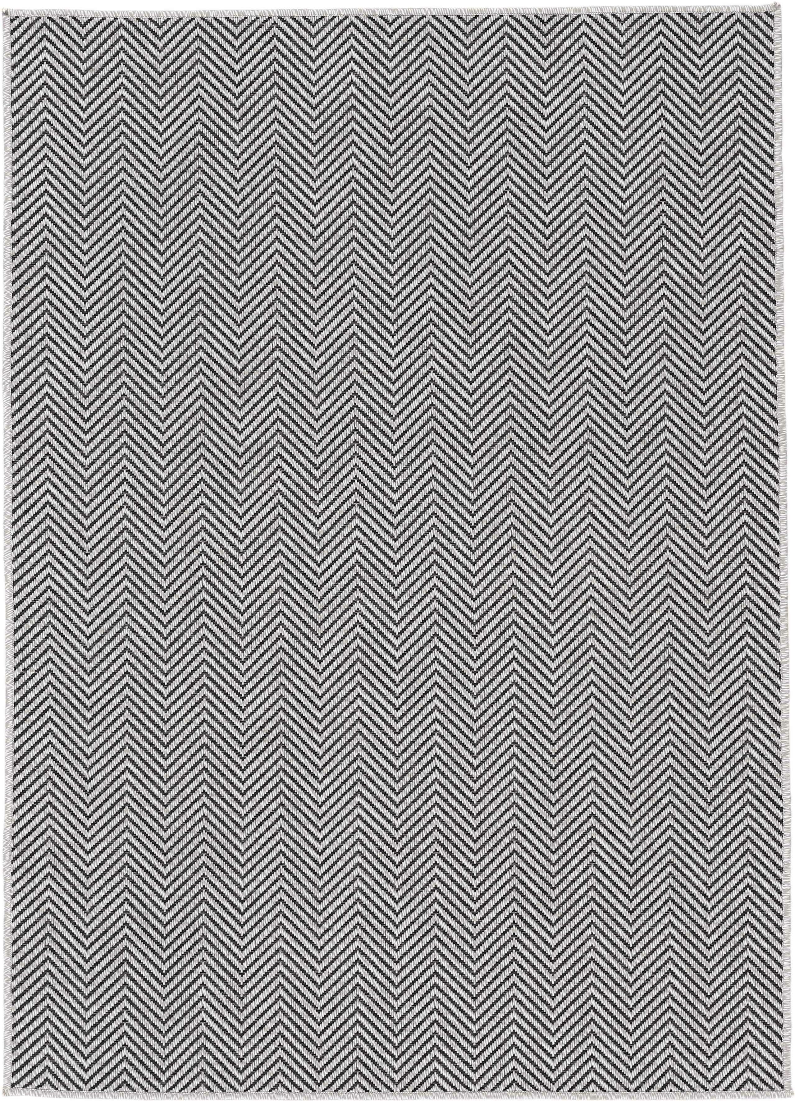 Teppich CARPETFINE "Boho 106, auch als Läufer erhältlich", beige, B:120cm H:4mm L:170cm, Polypropylen, Teppiche, Teppich, robustes Flachgewebe, Sisal Optik, UV-beständig, In- und Outdoor