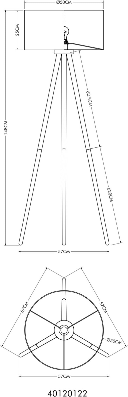 NOWA Stehlampe »STABILO« E27 1 Stk. Stehleuchte Holz, E27 Fassung, Fußschalter, klassisch