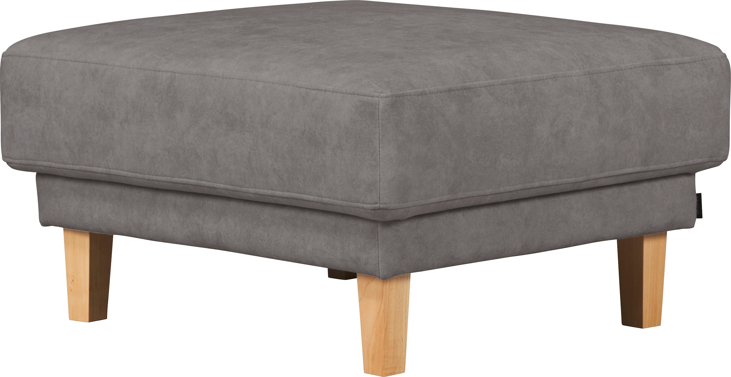 OTTO home Polsterhocker "TRIPLO passend zur Serie, Maße B/T/H: 82/72/46 cm" mit Wellenunterfederung, in hochwertiger Verarbeitung