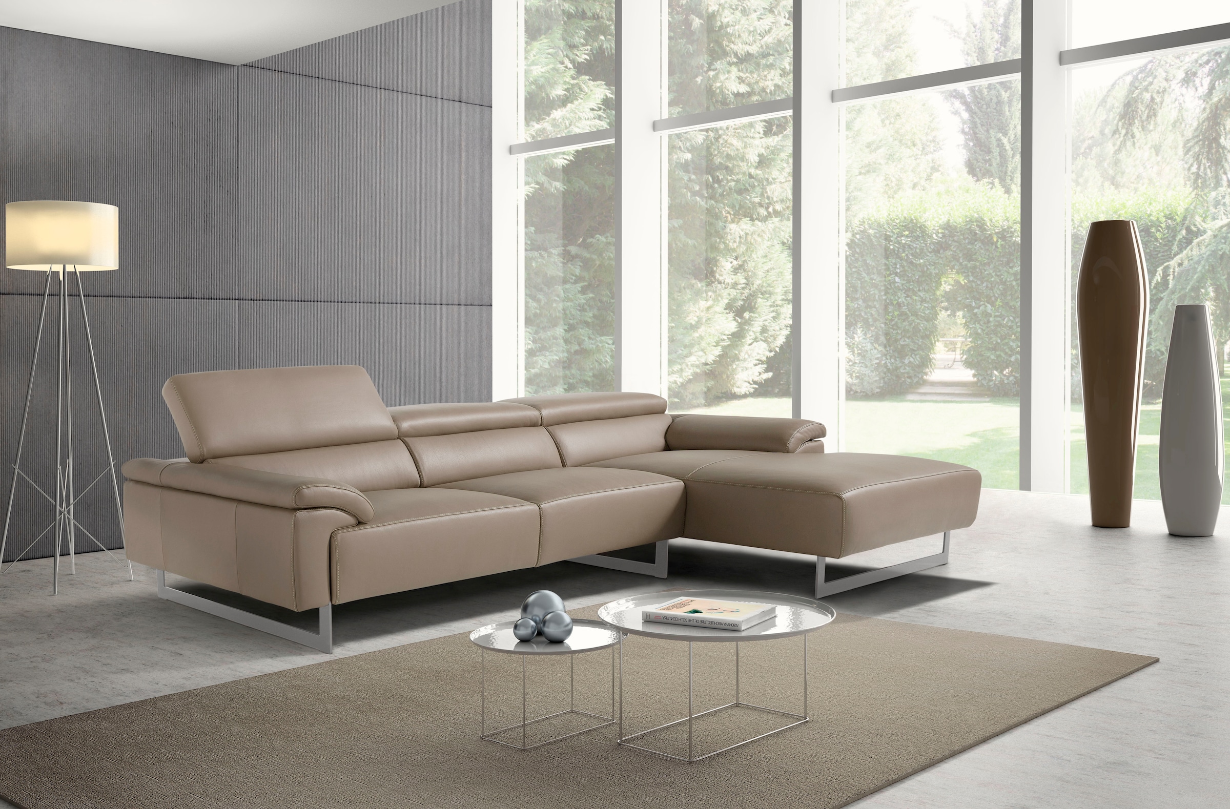 Egoitaliano Ecksofa "Malika, edel und bequem, Designsofa mit hochwertigen B günstig online kaufen