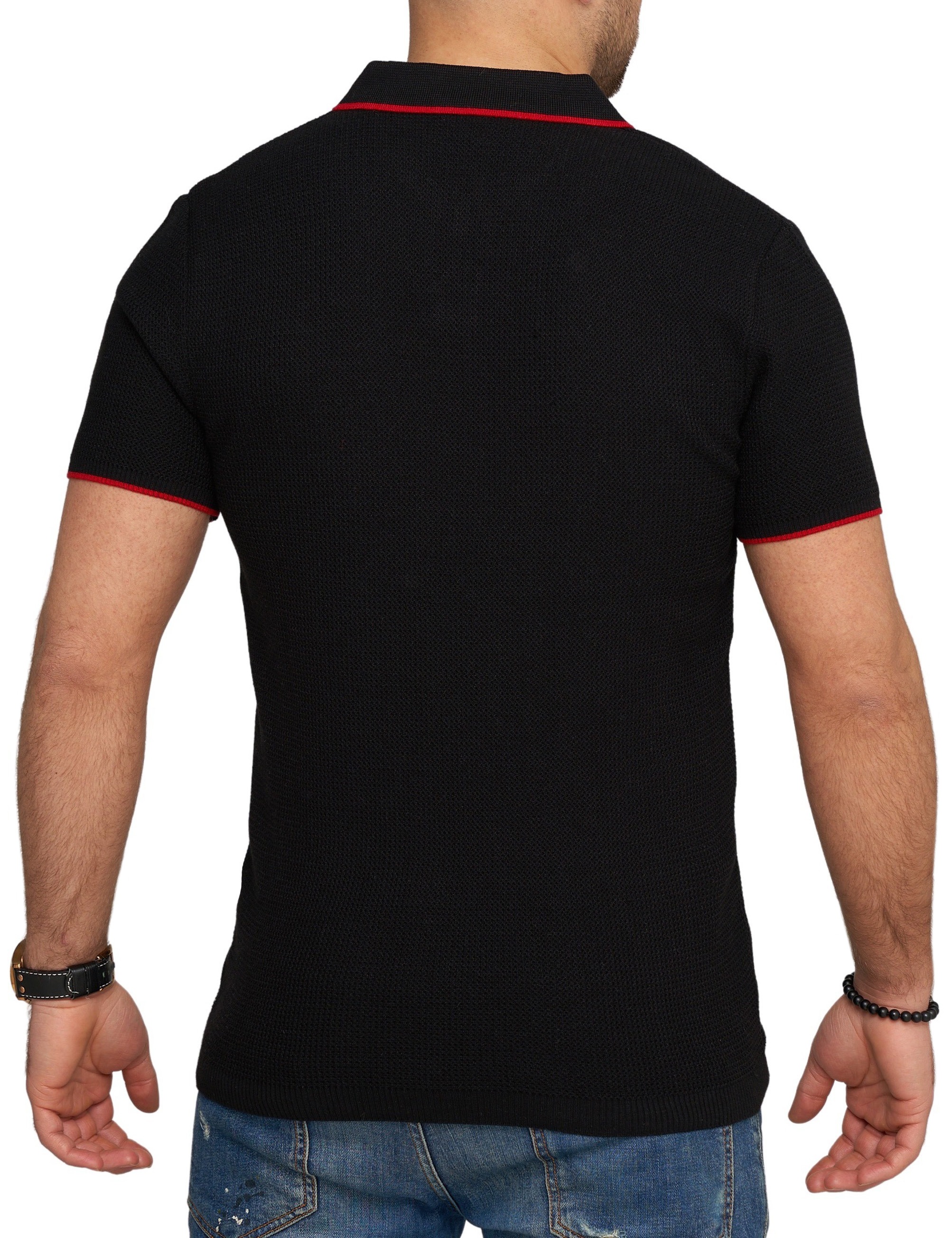 CARISMA Poloshirt »CARISMA Poloshirt CRCANOAS« Strick Kurzarm Polo T-Shirt
