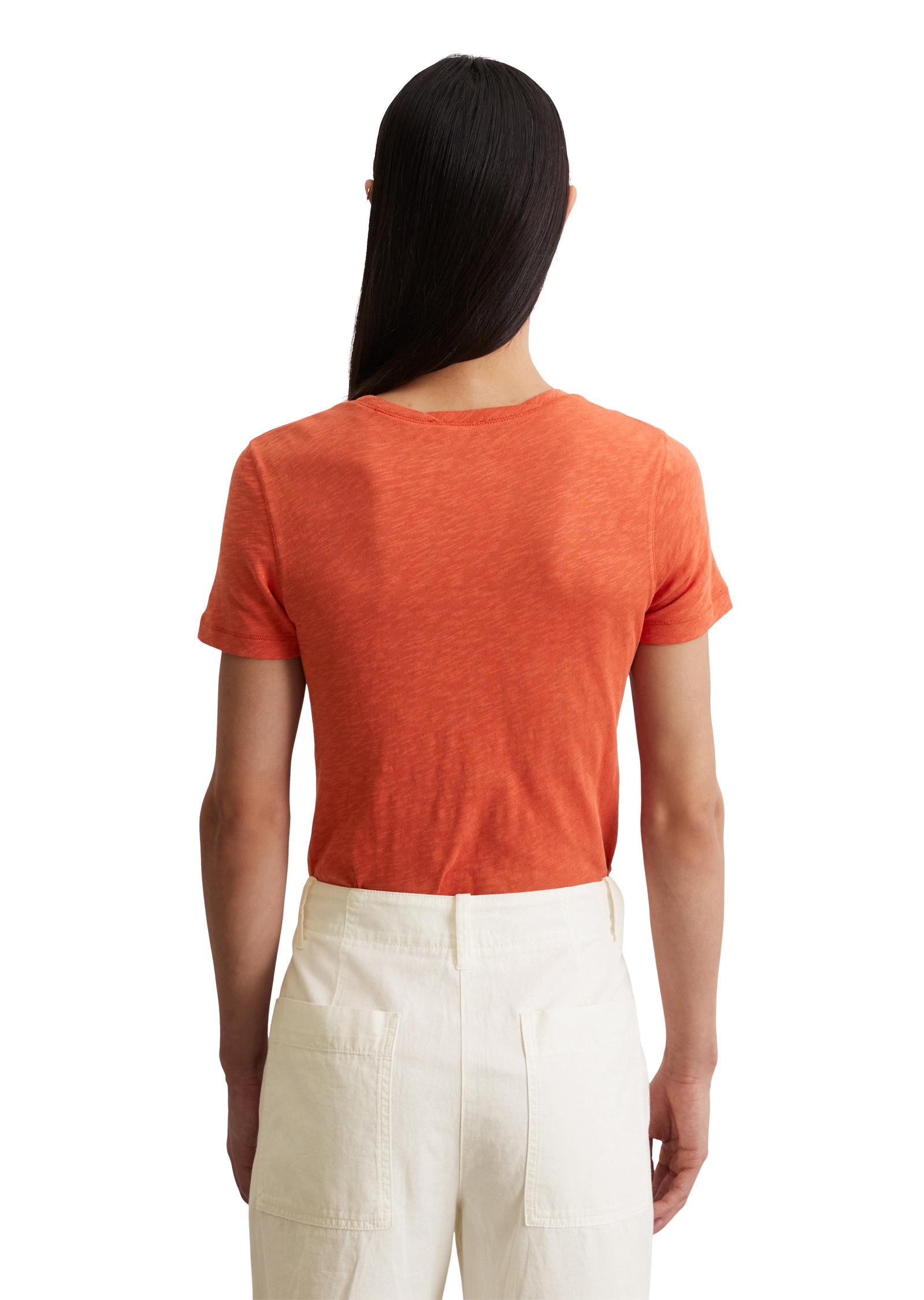 Marc O'Polo T-Shirt »mit getwistetem Ausschnitt«