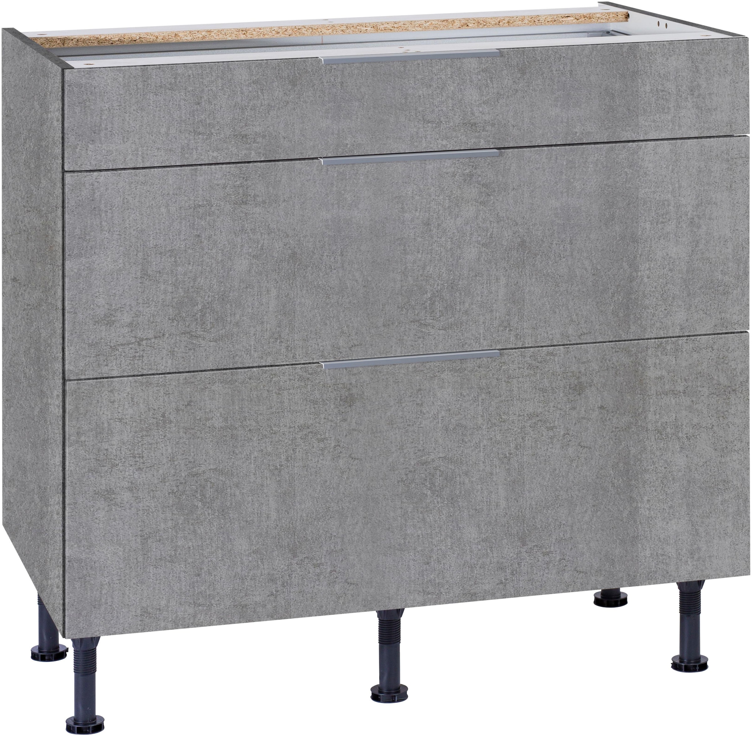 OPTIFIT Unterschrank "Tara", mit Vollauszug und Soft-Close-Funktion, Breite 90 cm