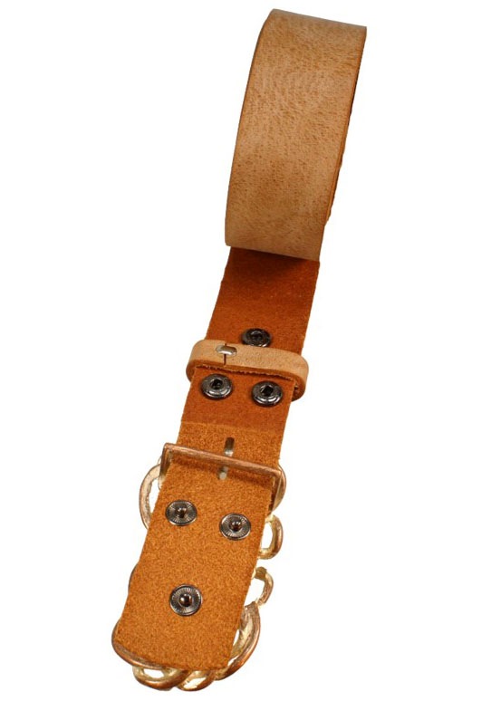 Rettungsring Gürtel Ledergürtel, mit austauschbarer Schließe "Strohknoten R günstig online kaufen