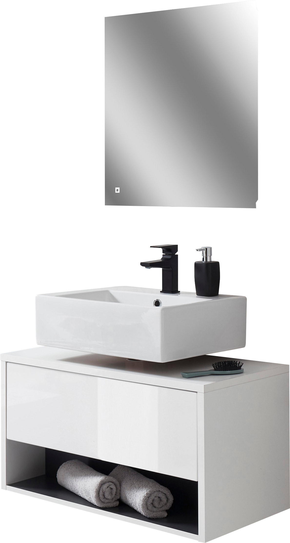 PLACES OF STYLE Badmöbel-Set "Studio Line, Bad im modernen Design, 2-teilig günstig online kaufen