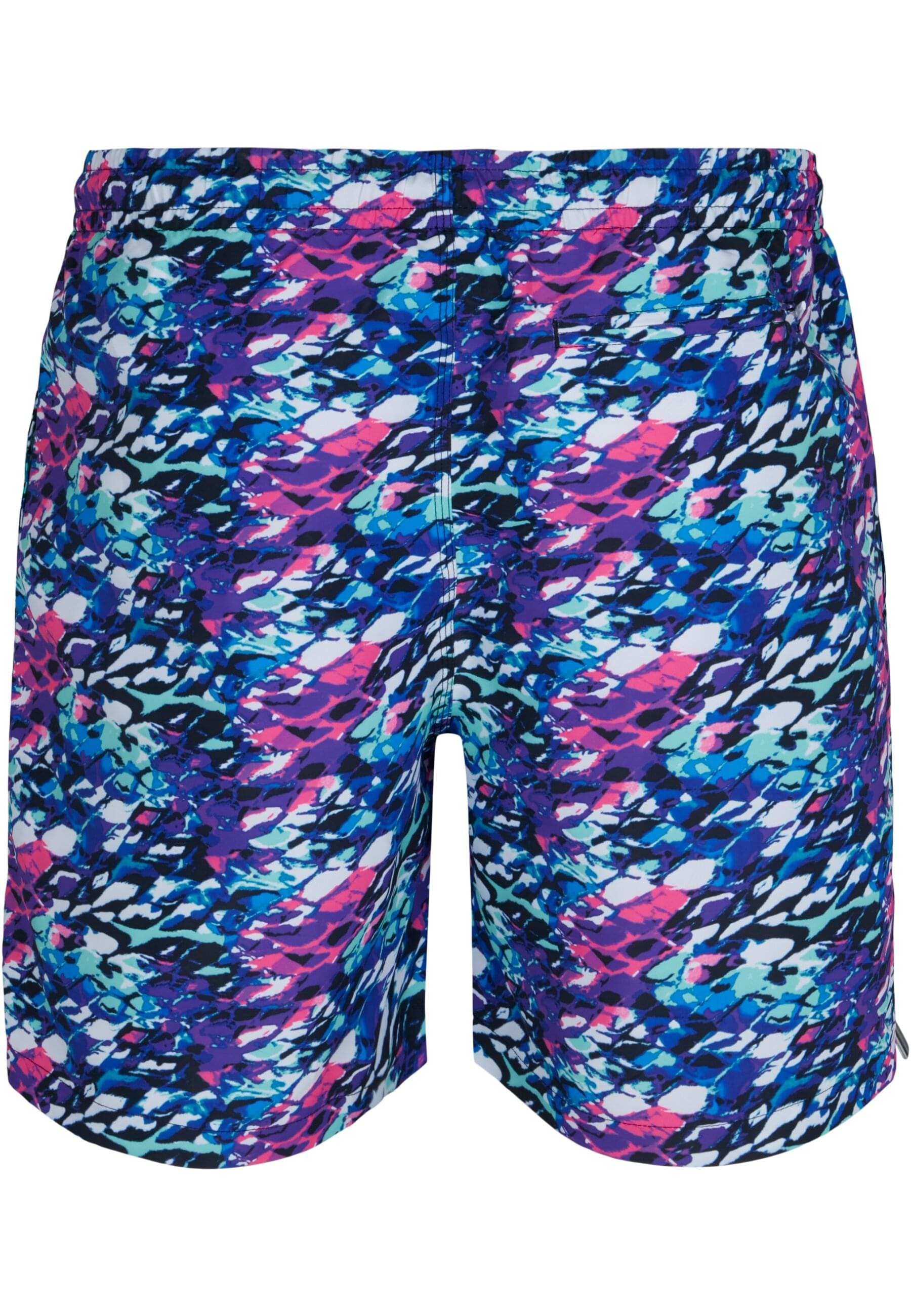 URBAN CLASSICS Badeshorts »Urban Classics Herren Multicolor Swim Shorts«