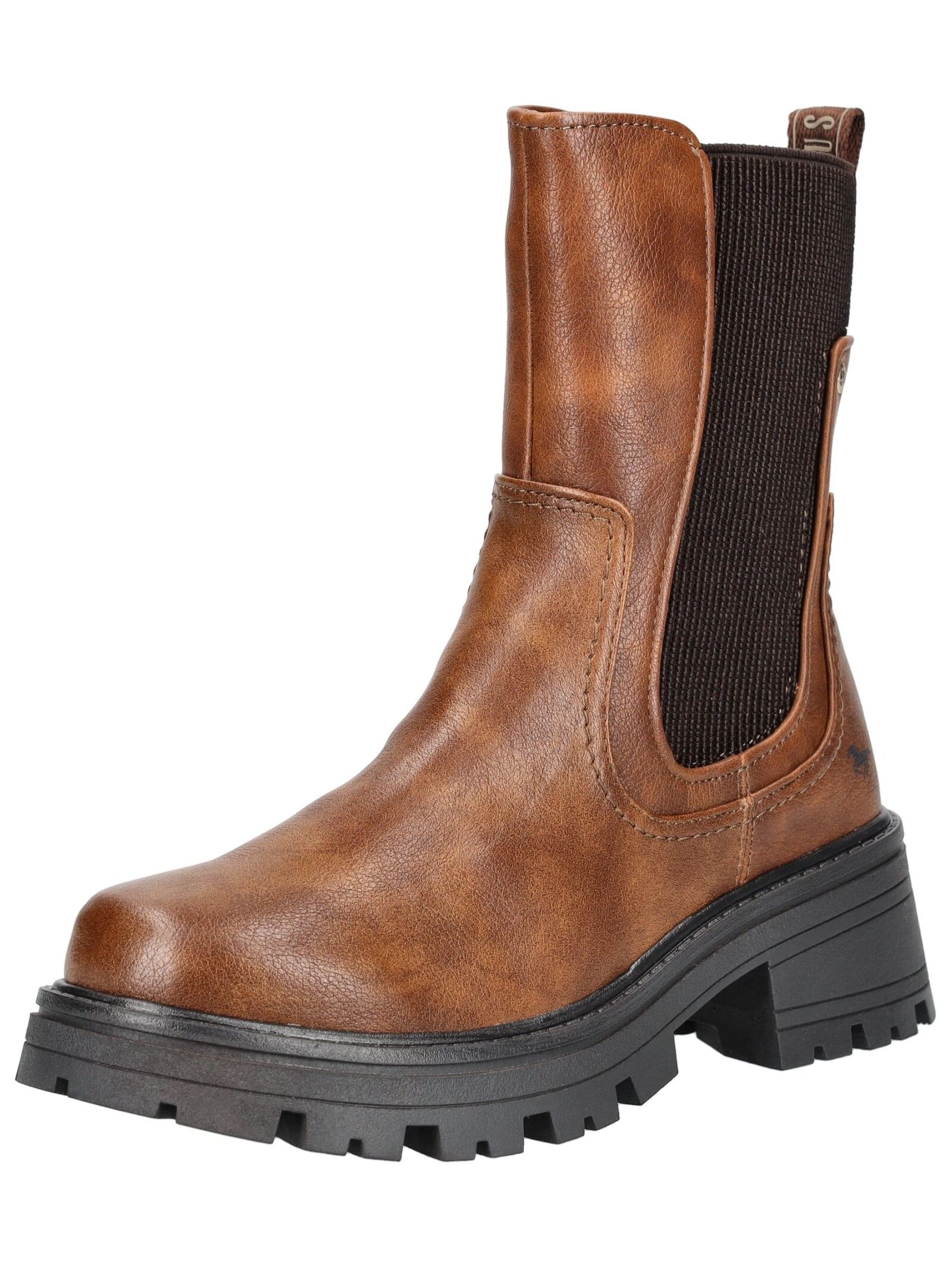 Mustang Shoes Stiefelette "Mustang Shoes Stiefelette Lederimitat/Textil" günstig online kaufen
