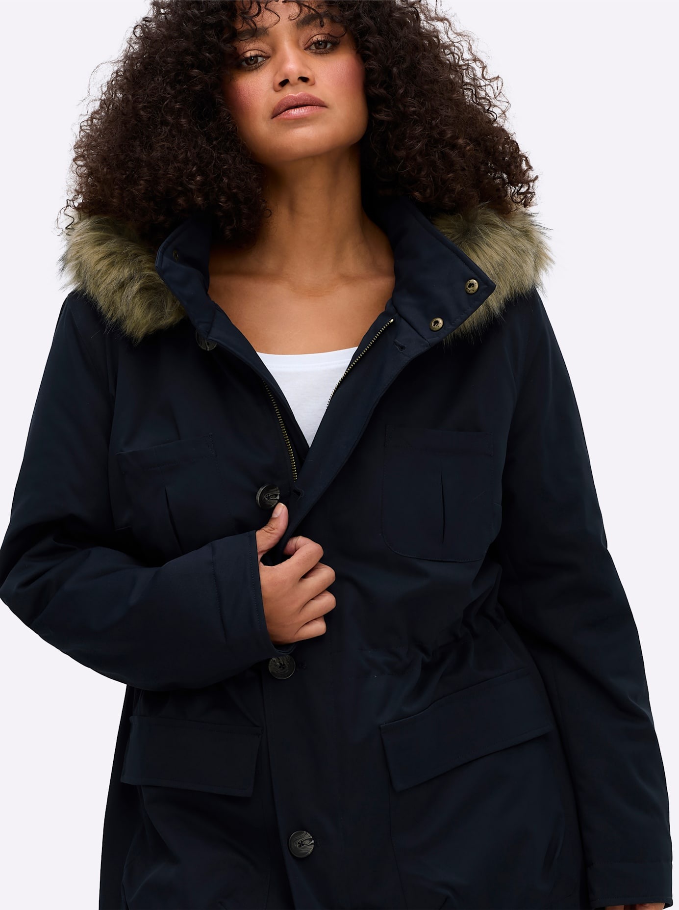 sheego by Joe Browns Parka, mit Kapuze