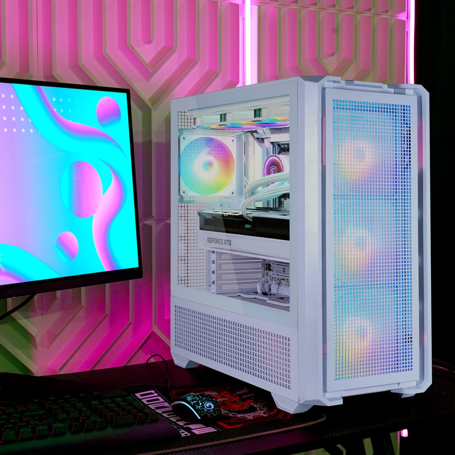 Cougar Gaming-PC »MX600 WT 7461«, Windows 11, DDR5 RAM
