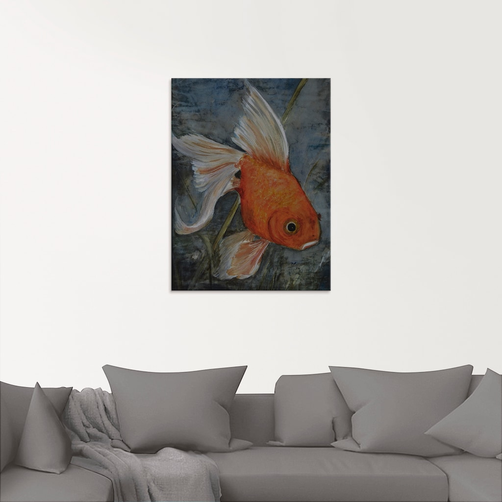 Artland Glasbild »Feng Shui - Goldfisch«, Wassertiere, (1 St.)