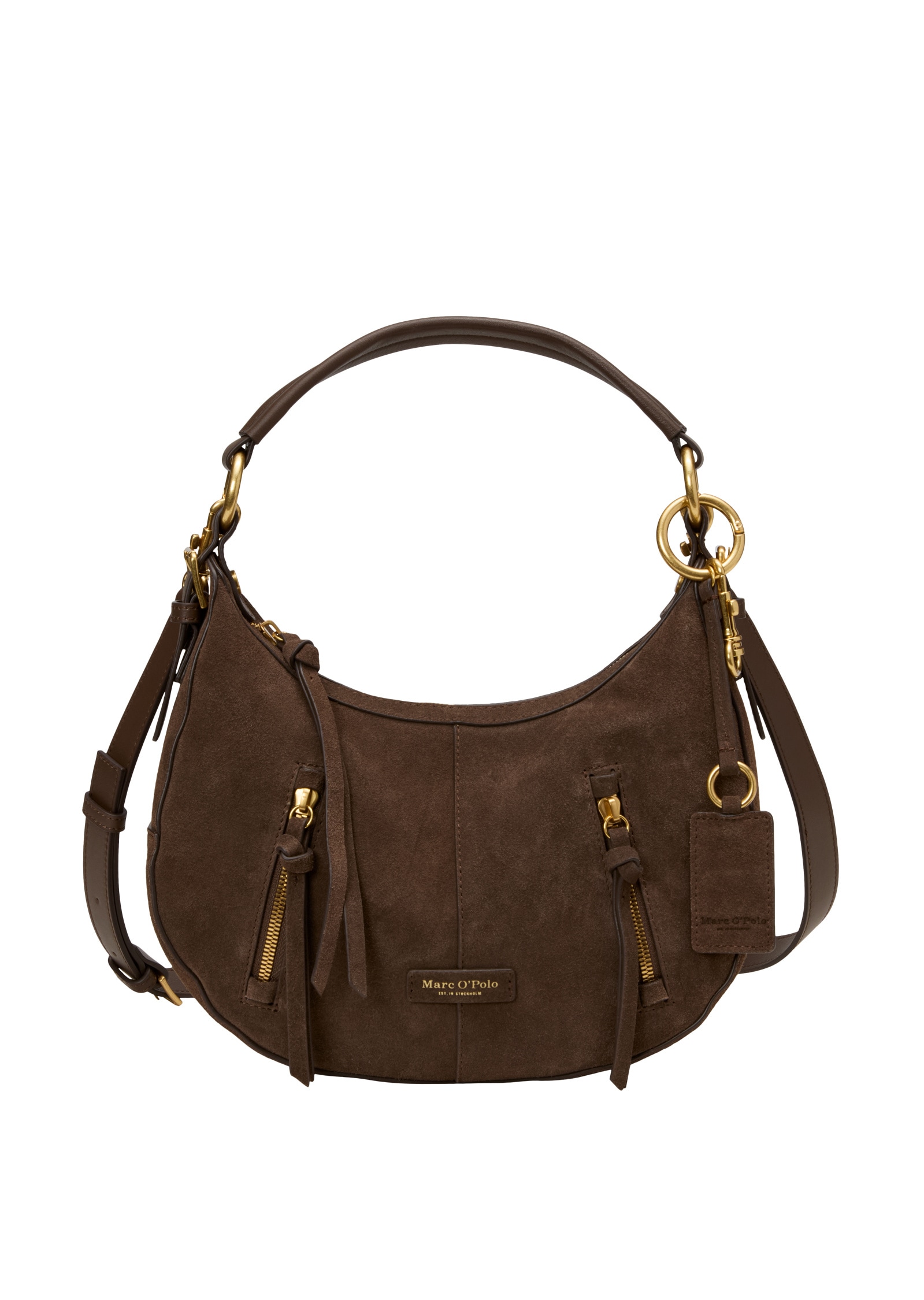 Marc OPolo Umhängetasche "aus weichem Veloursleder" günstig online kaufen