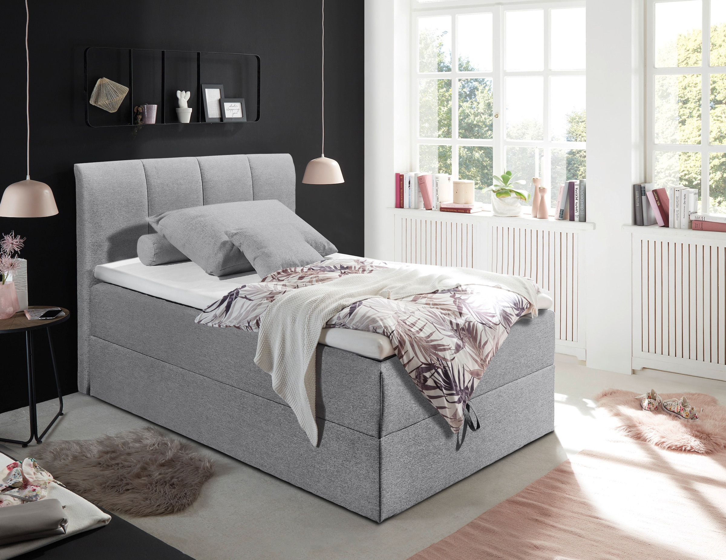 ED EXCITING DESIGN Boxbett »Granada«, inkl. Bettkasten und Topper