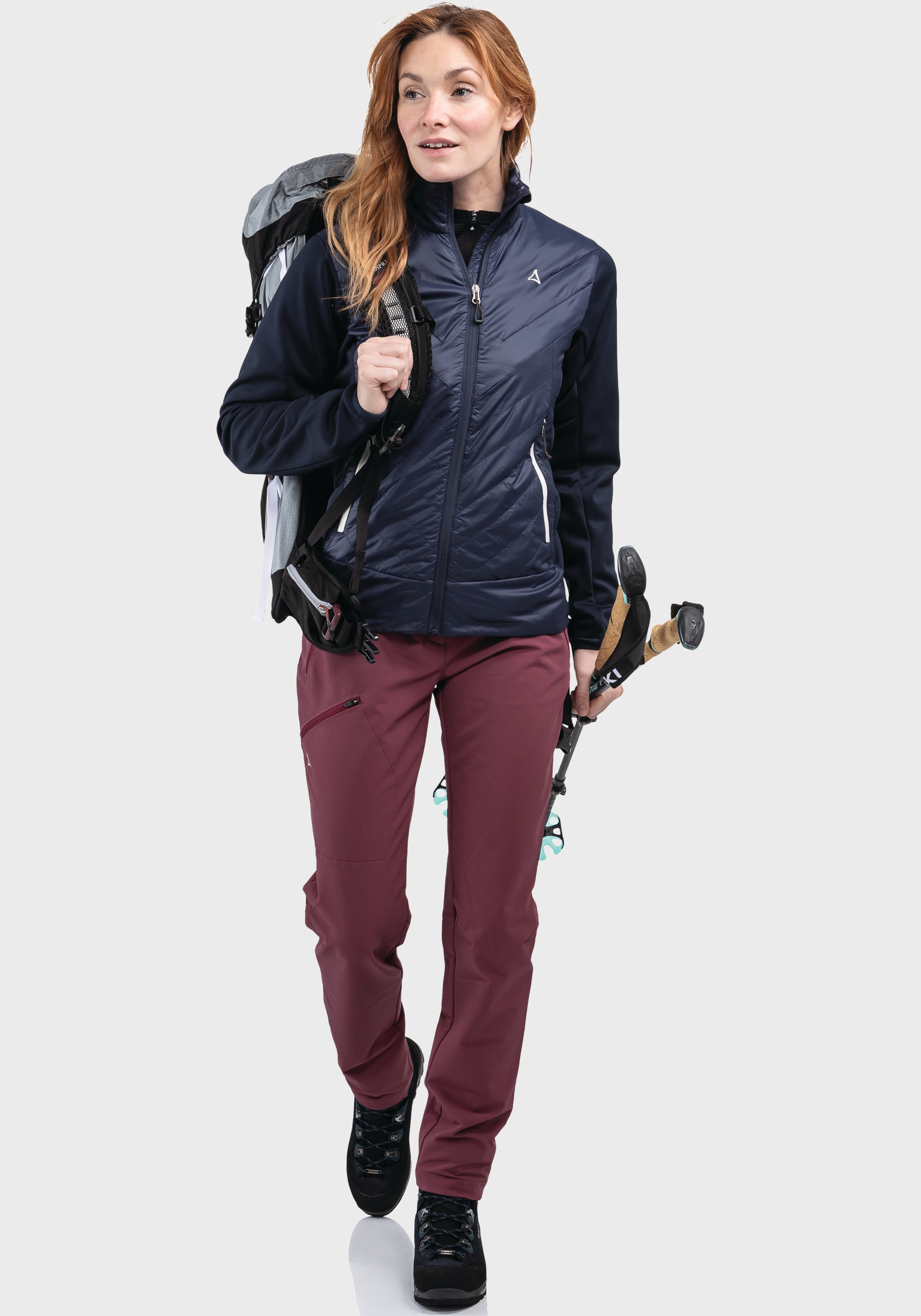 Schöffel Fleecejacke »Hiking Hybrid Jk Style Cascata WMS«, ohne Kapuze
