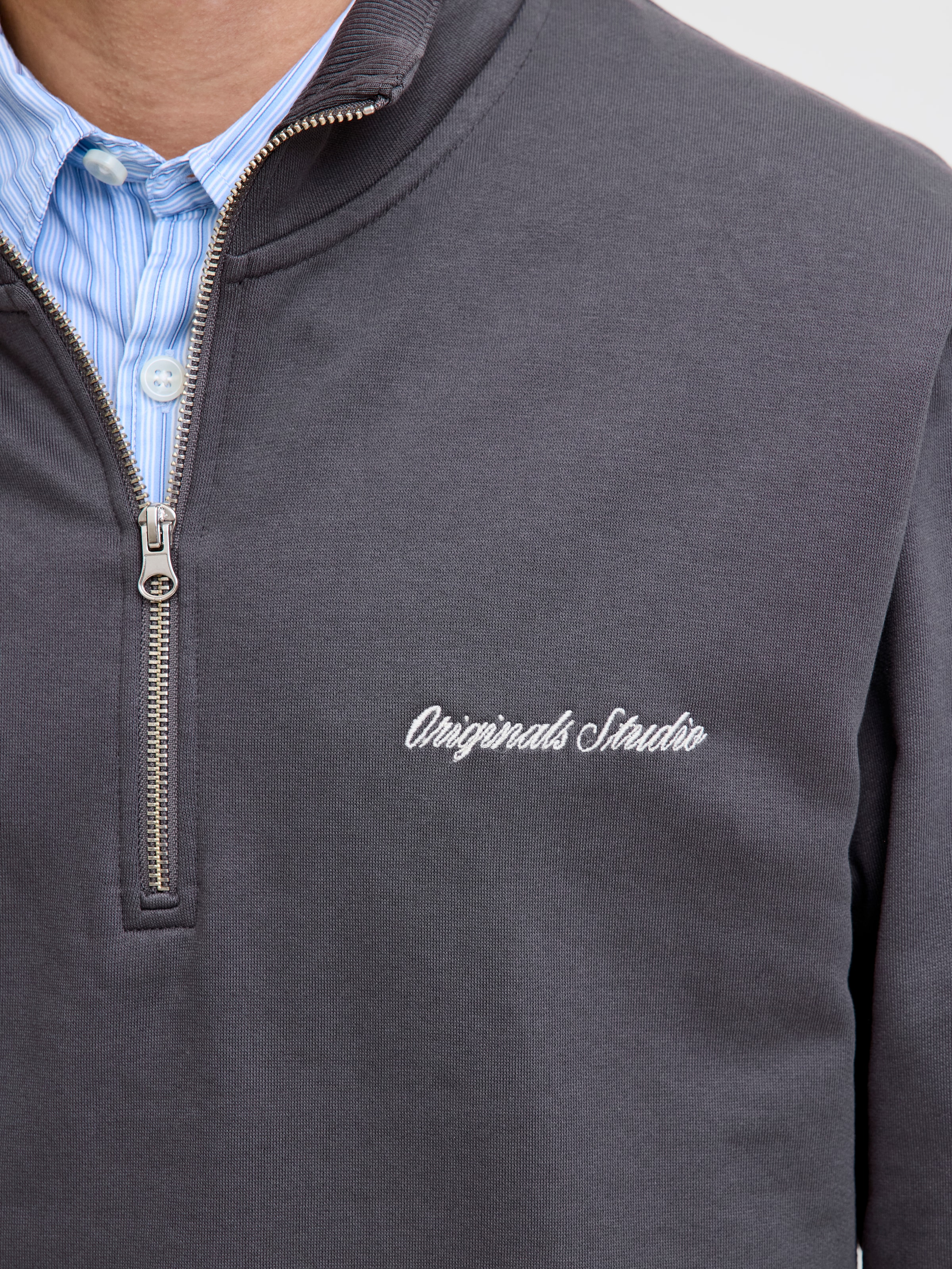 Jack & Jones Sweatshirt »JORNORREBRO EMB SWEAT HIGH NECK SN«