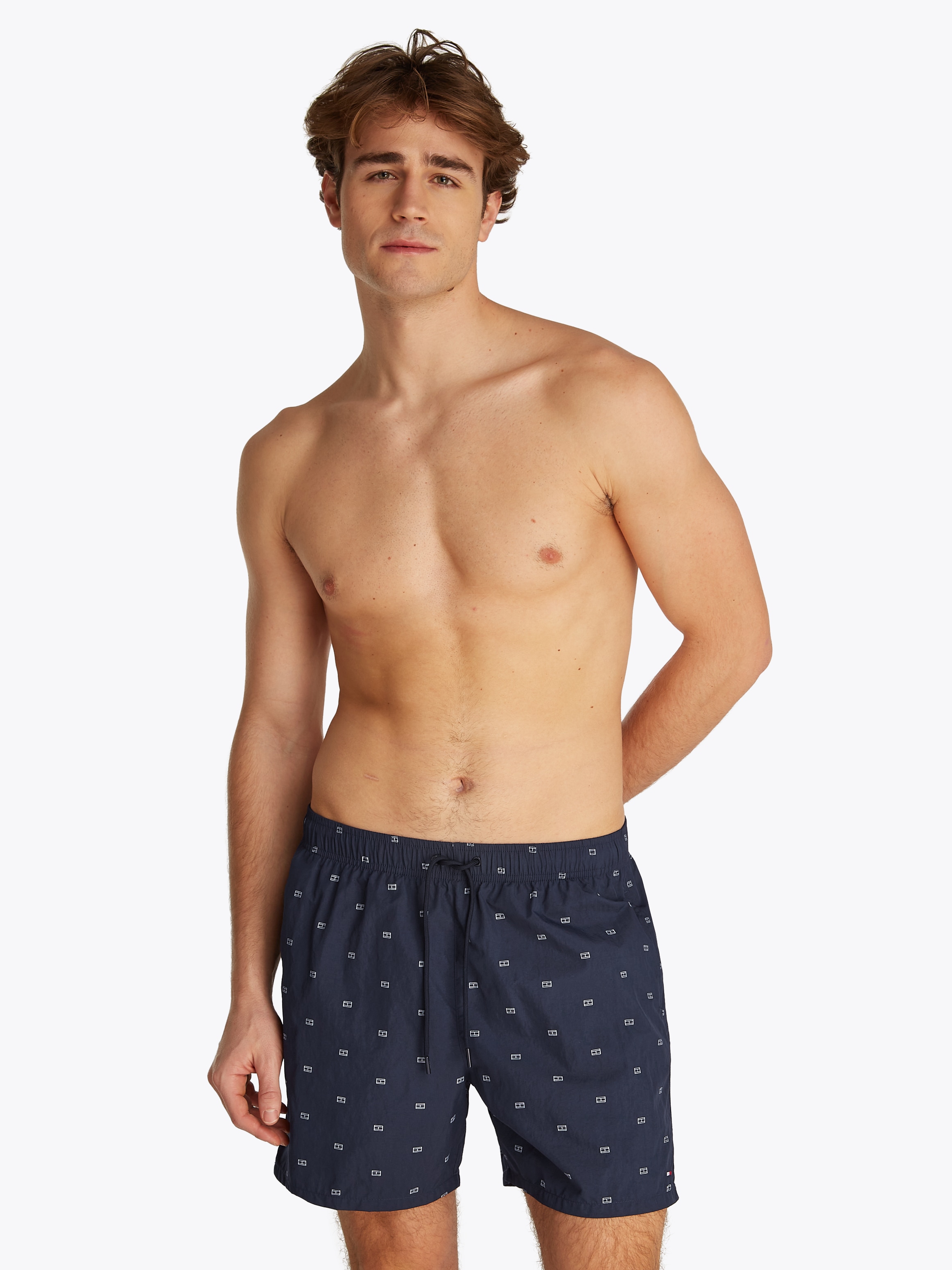 Tommy Hilfiger Swimwear Badeshorts "MEDIUM DRAWSTRING PRINT", mit Muster günstig online kaufen