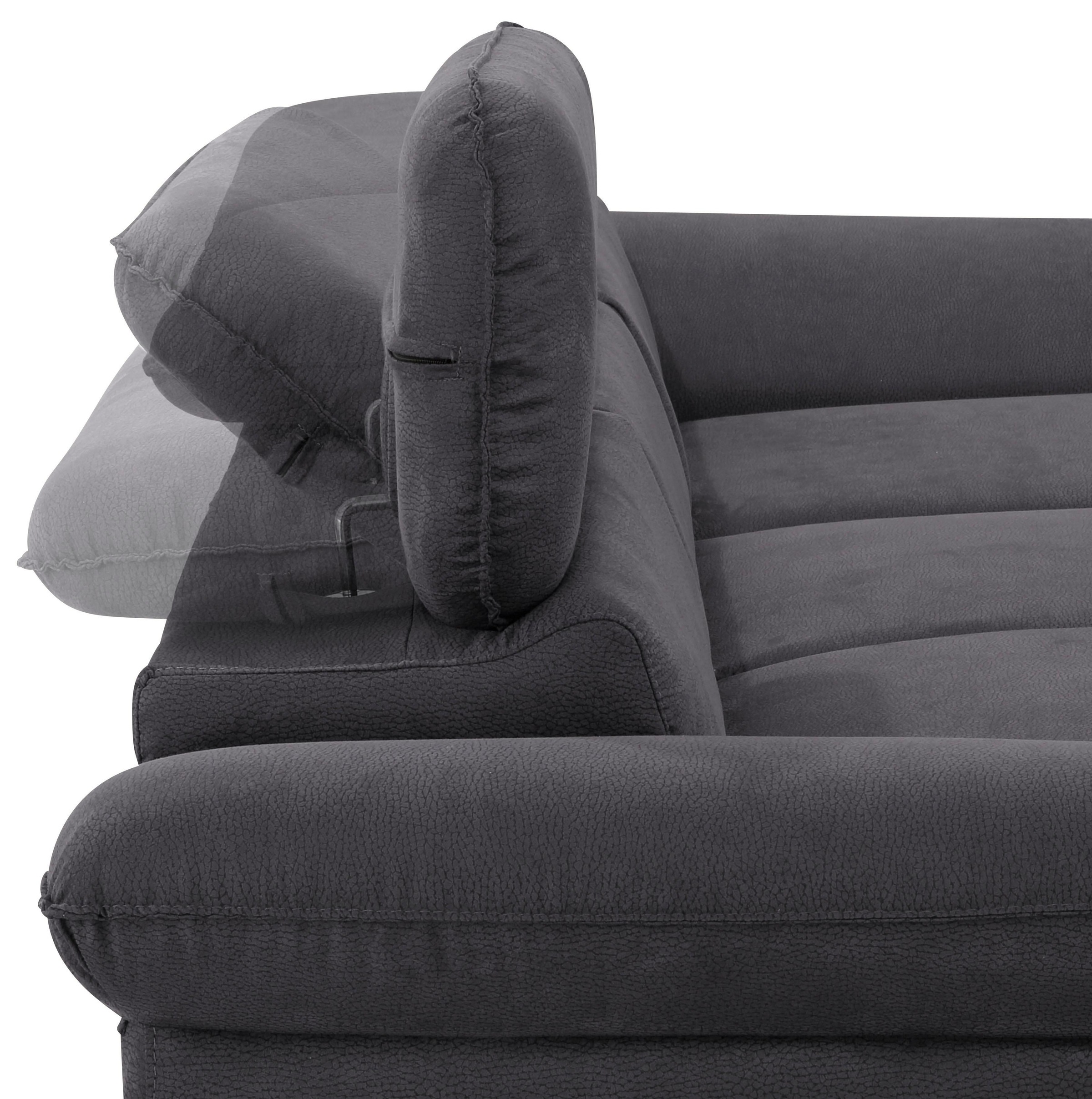 Home affaire Ecksofa »Pilot L-Form«, mit Kopfteilverstellung, wahlweise mit Bettfunktion & Bettkasten