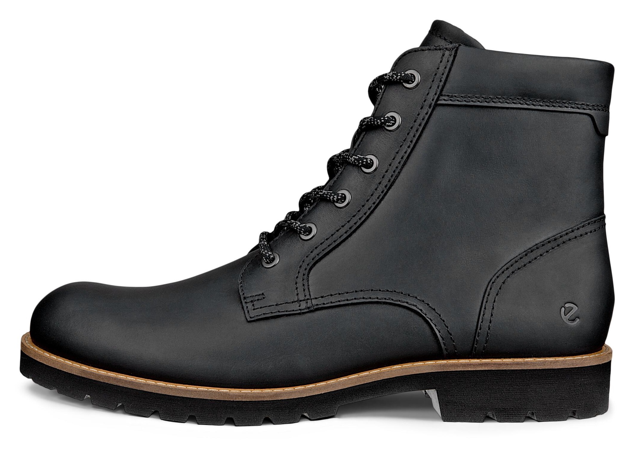 Ecco Schnürstiefelette »Jamestown Lace Boot«, Stiefel, Schnürboots, Klassik-Stiefelette mit Profilsohle