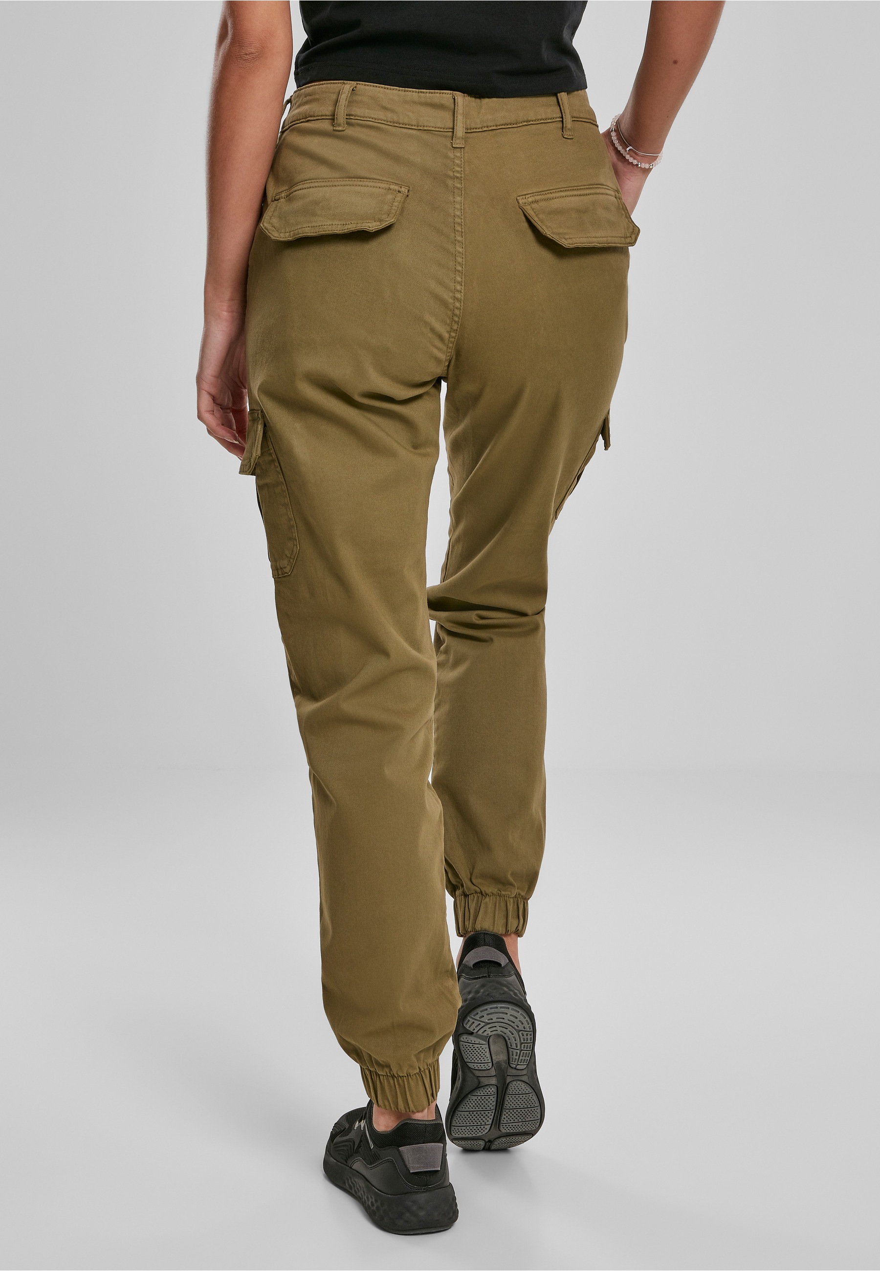 URBAN CLASSICS Cargohose »Urban Classics Damen Ladies High Waist Cargo Pants«
