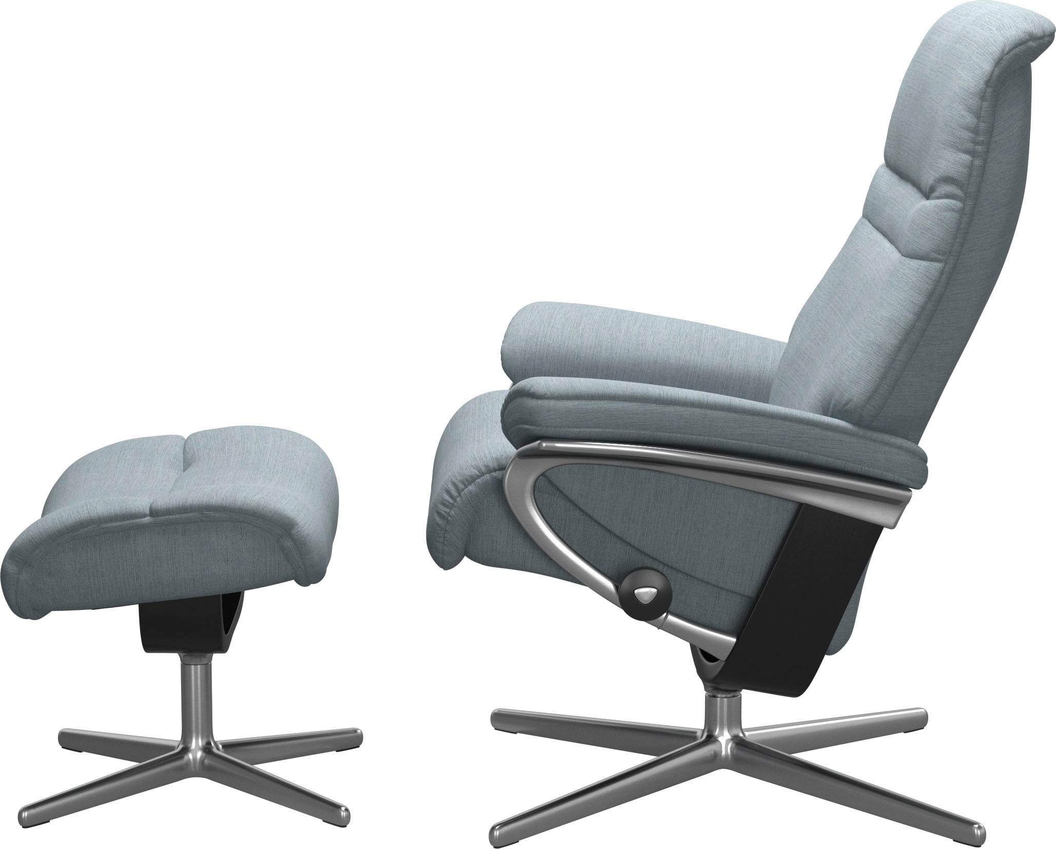 Stressless® Fußhocker »Sunrise«, mit Cross Base, Größe S, M & L, Holzakzent Schwarz