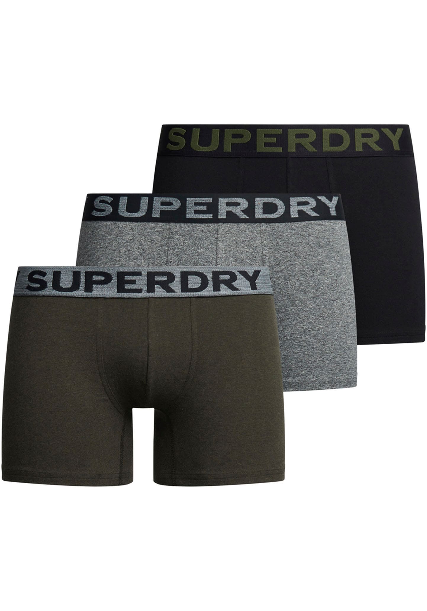 Superdry Boxershorts "BOXER TRIPLE PACK", (Packung, 3 St.)