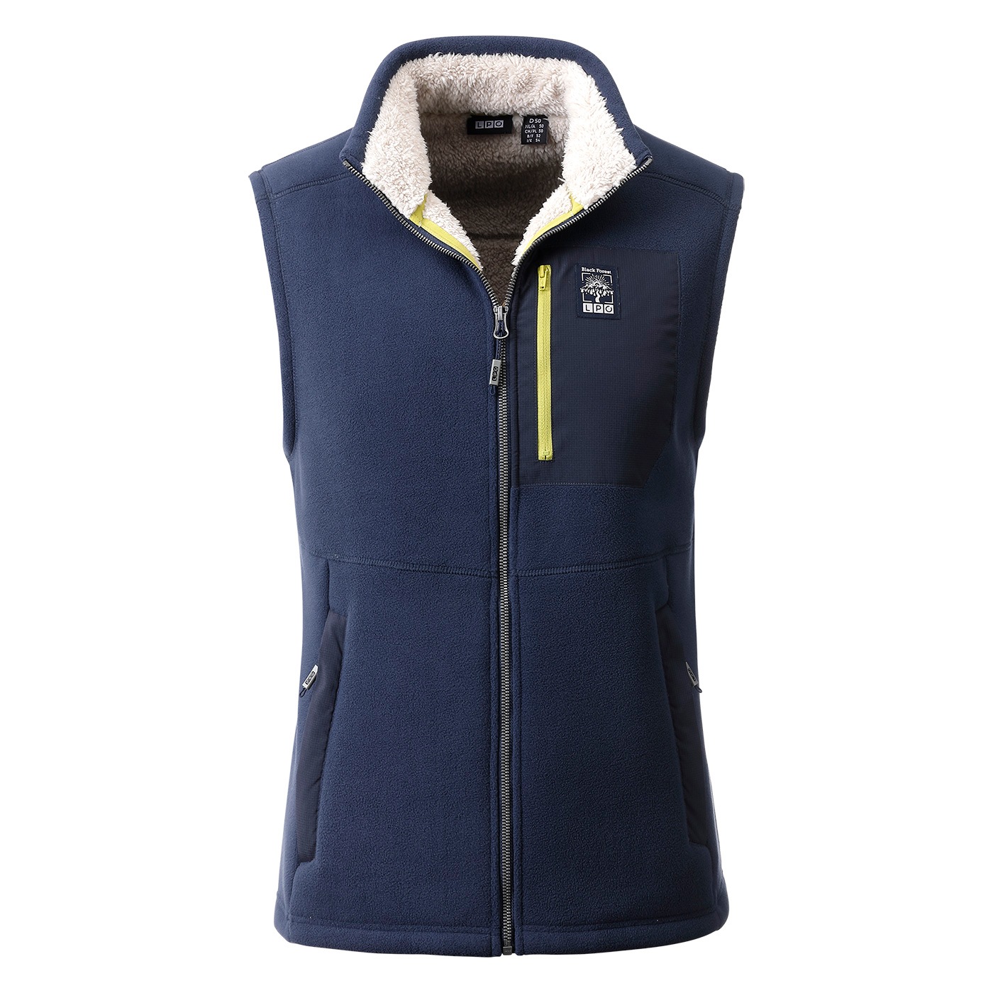 LPO Fleeceweste "Ravin" Stehkragen, mit Langhaarfleece gefüttert günstig online kaufen