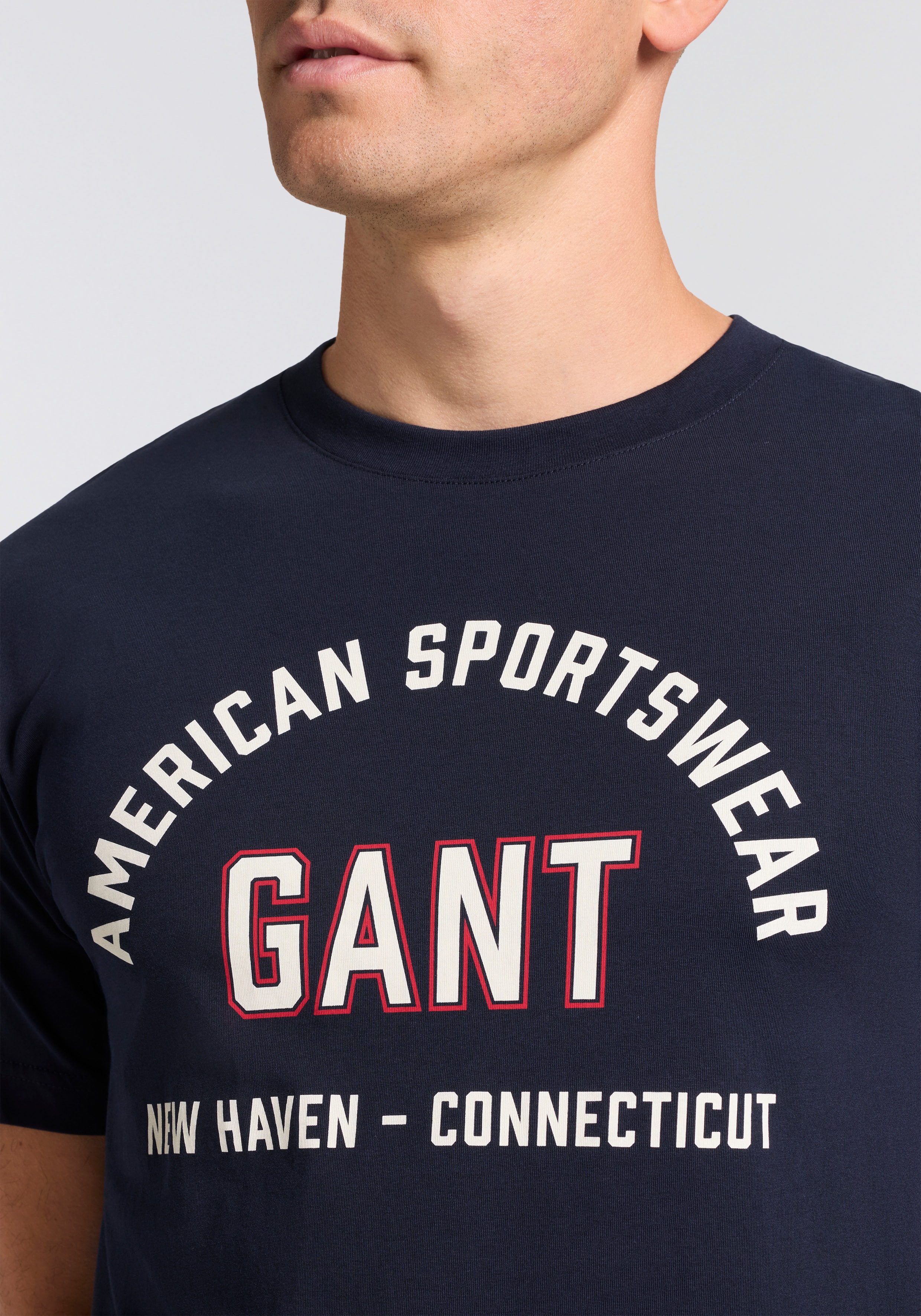Thumbnail - Gant T-Shirt "PRINTED GRAPHIC" Regular Fit, Rundhals
