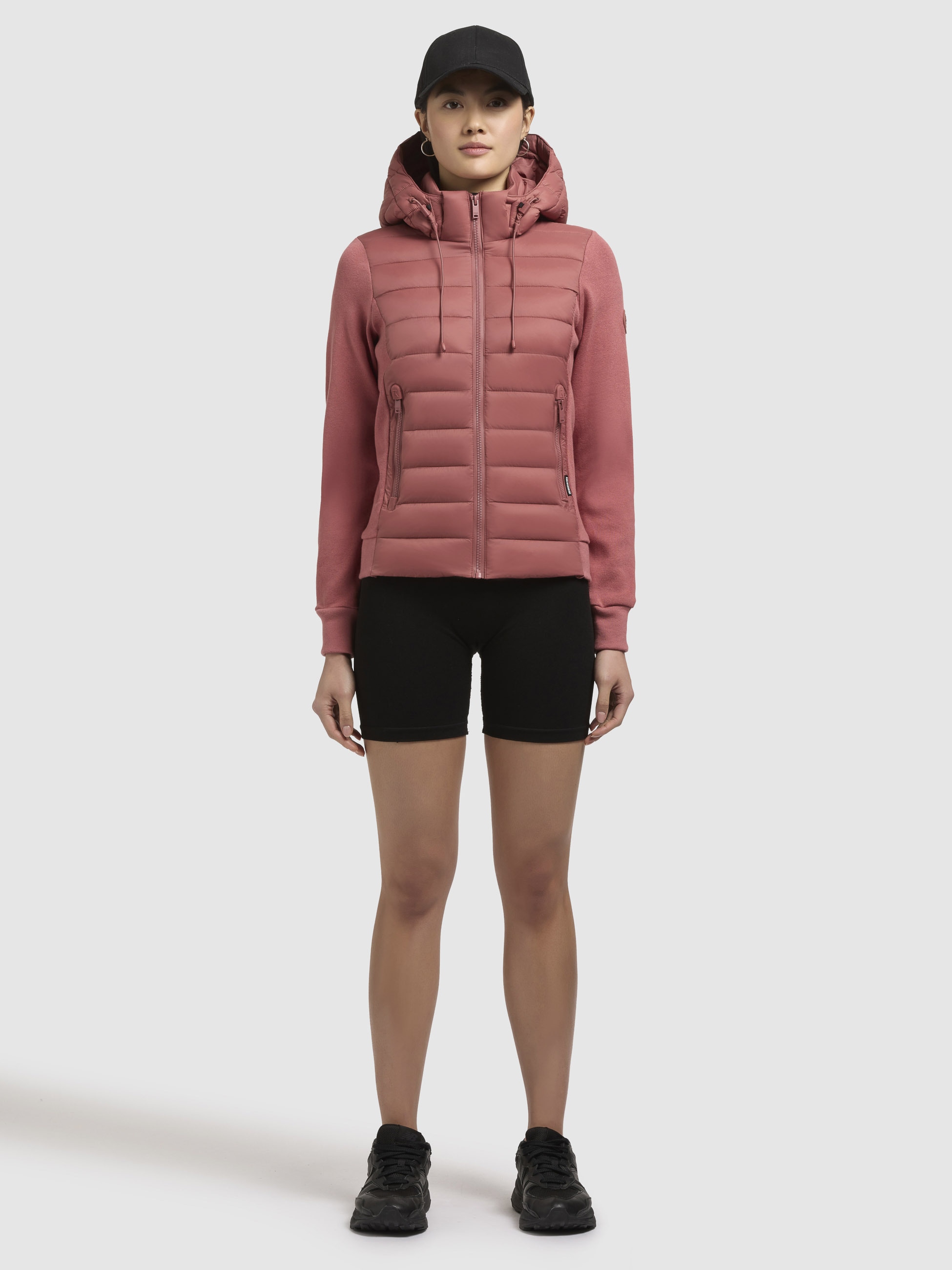 khujo Steppjacke »ATHI«, mit Kapuze