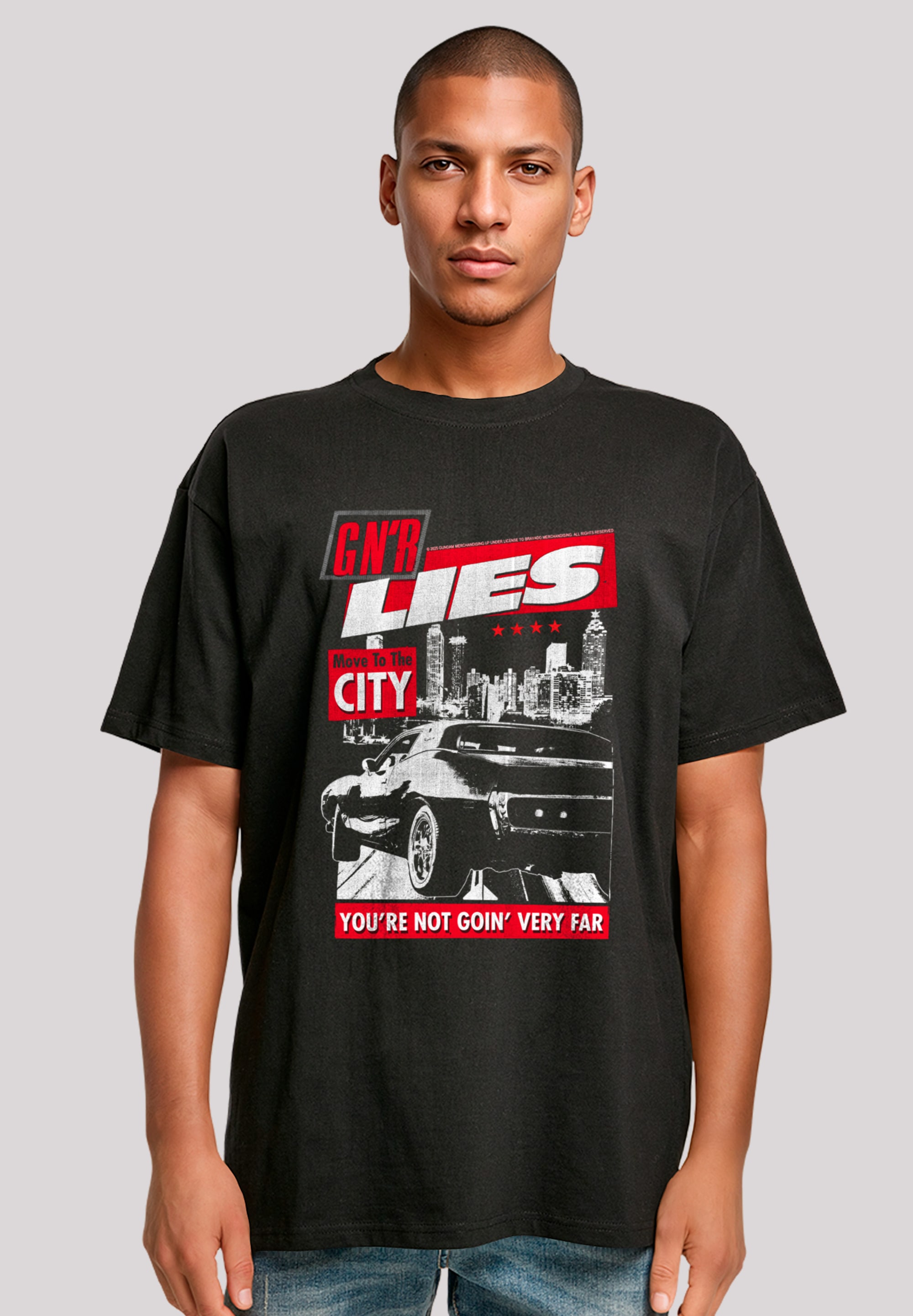 F4NT4STIC T-Shirt "Guns N Roses Lies City Rock Music" Premium Qualität günstig online kaufen