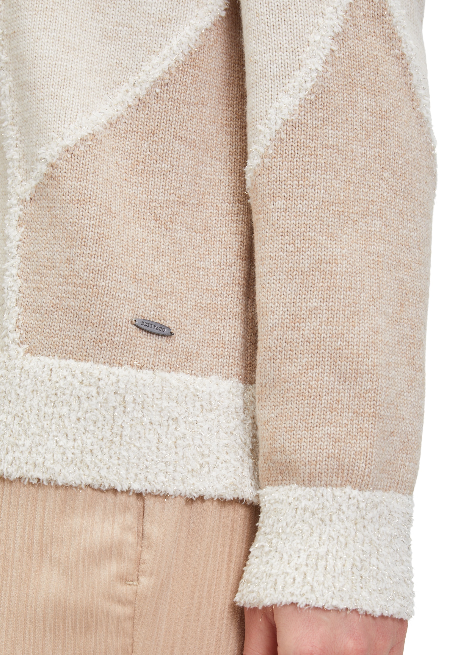 Betty&Co Strickpullover »Betty & Co Damen Strickpullover mit Intarsie«, (1 tlg.), Struktur