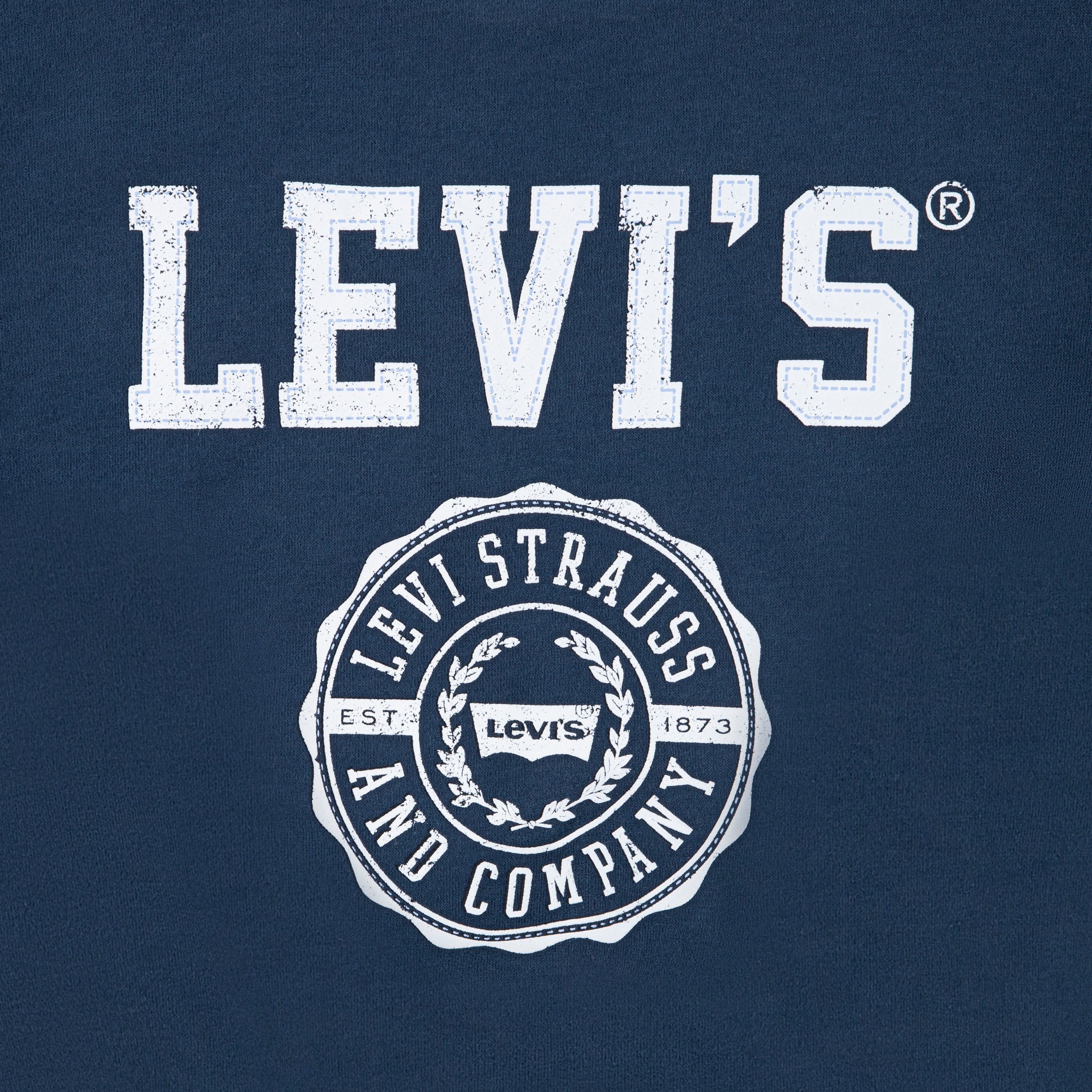 Thumbnail - Levis Kids Sweatshirt "LVG COLLEGIATE CREW", mit Markenprint, for Girls