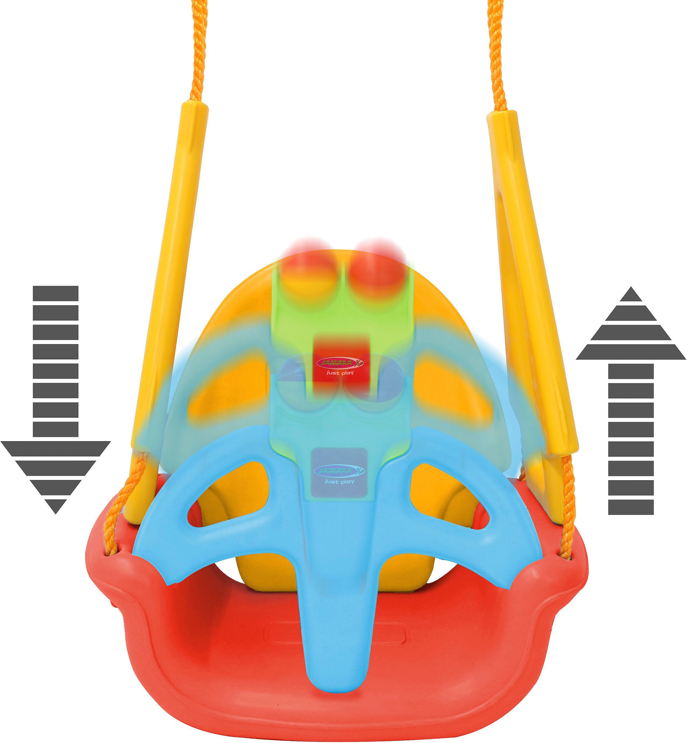 Jamara Babyschaukelsitz »Grow with me 3in1«, mit Sicherheitsbügel