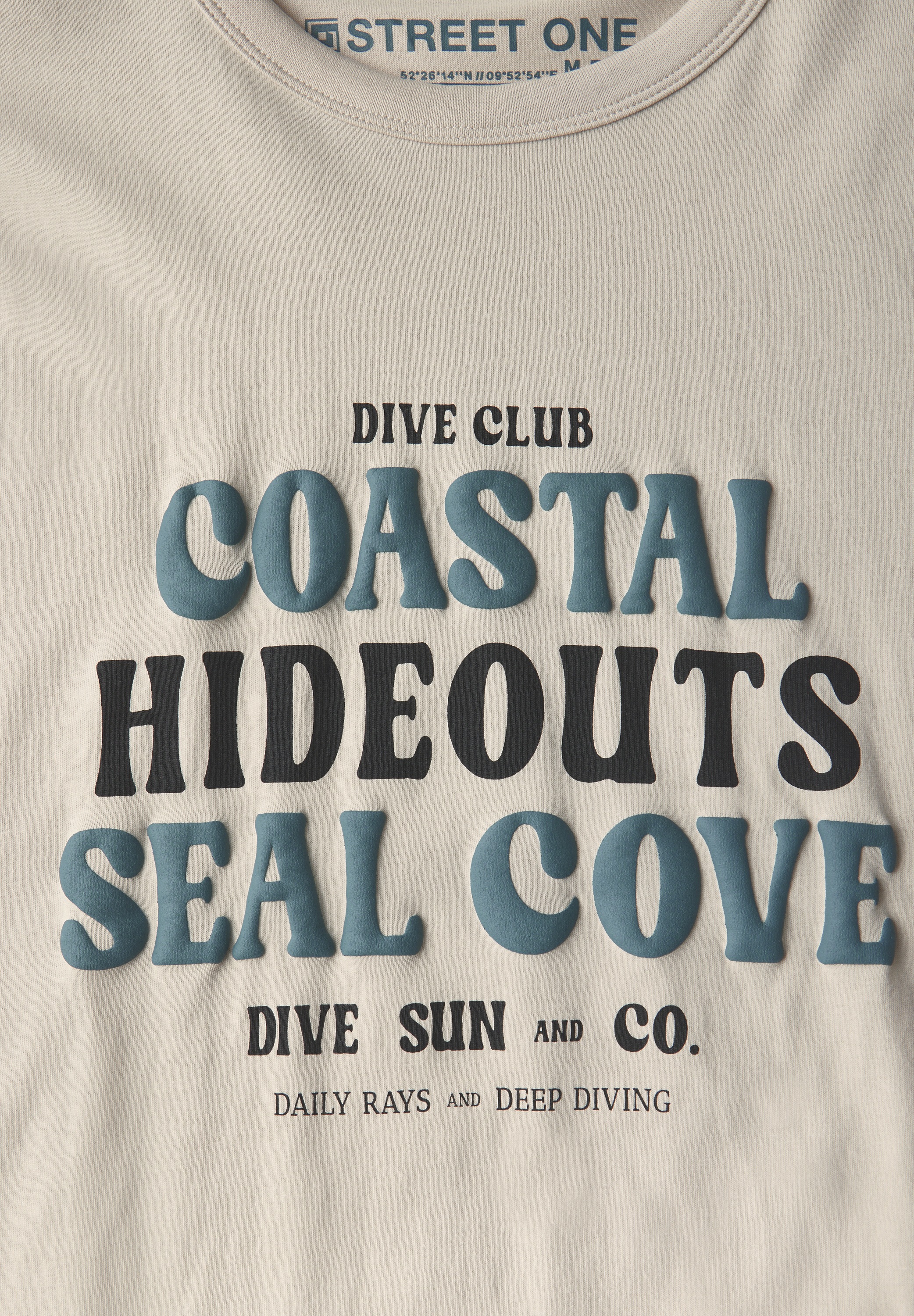 STREET ONE MEN T-Shirt mit Rundhalsausschnitt