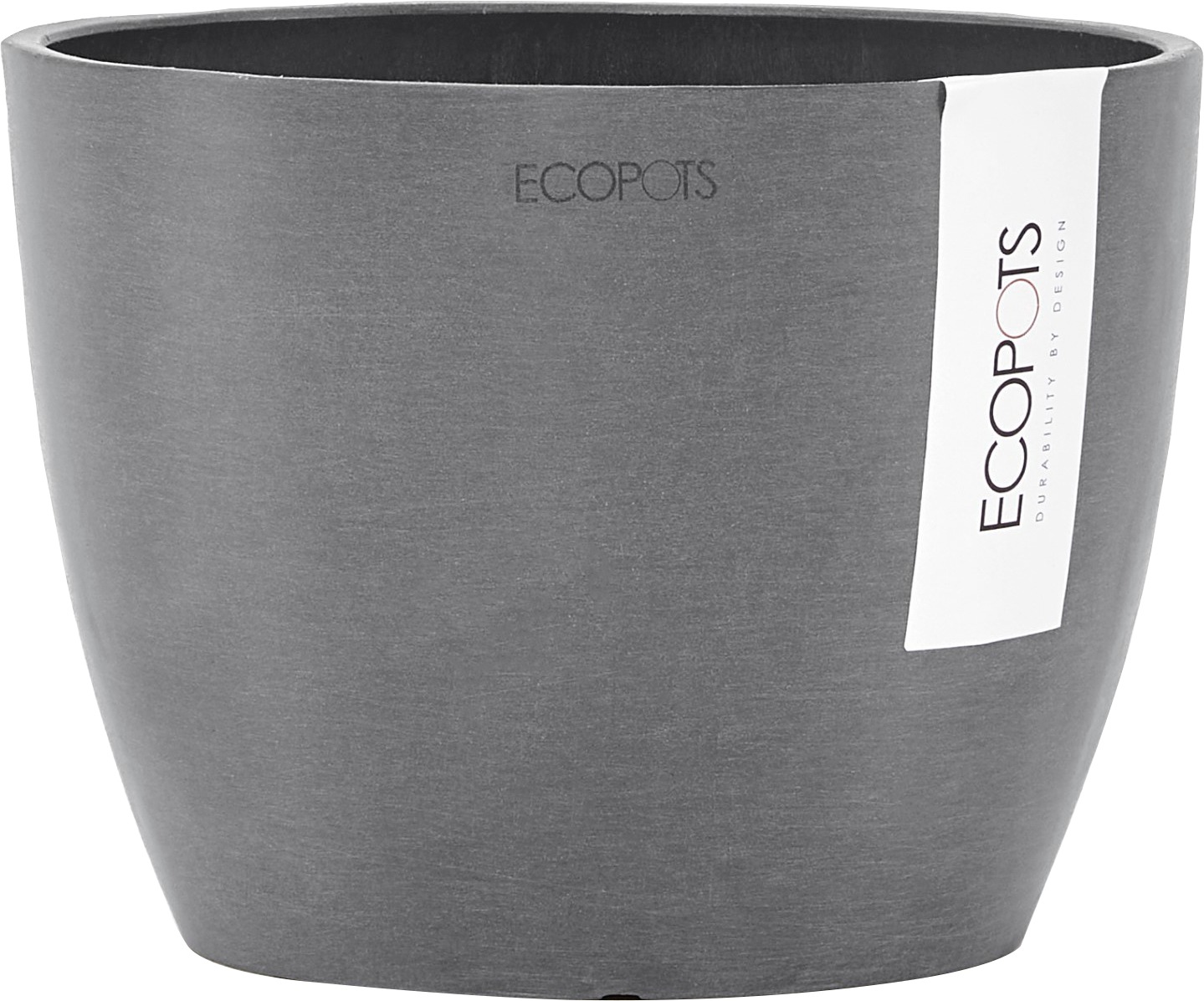 ECOPOTS Blumentopf "STOCKHOLM Grey", BxTxH: 16x16x12,5 cm