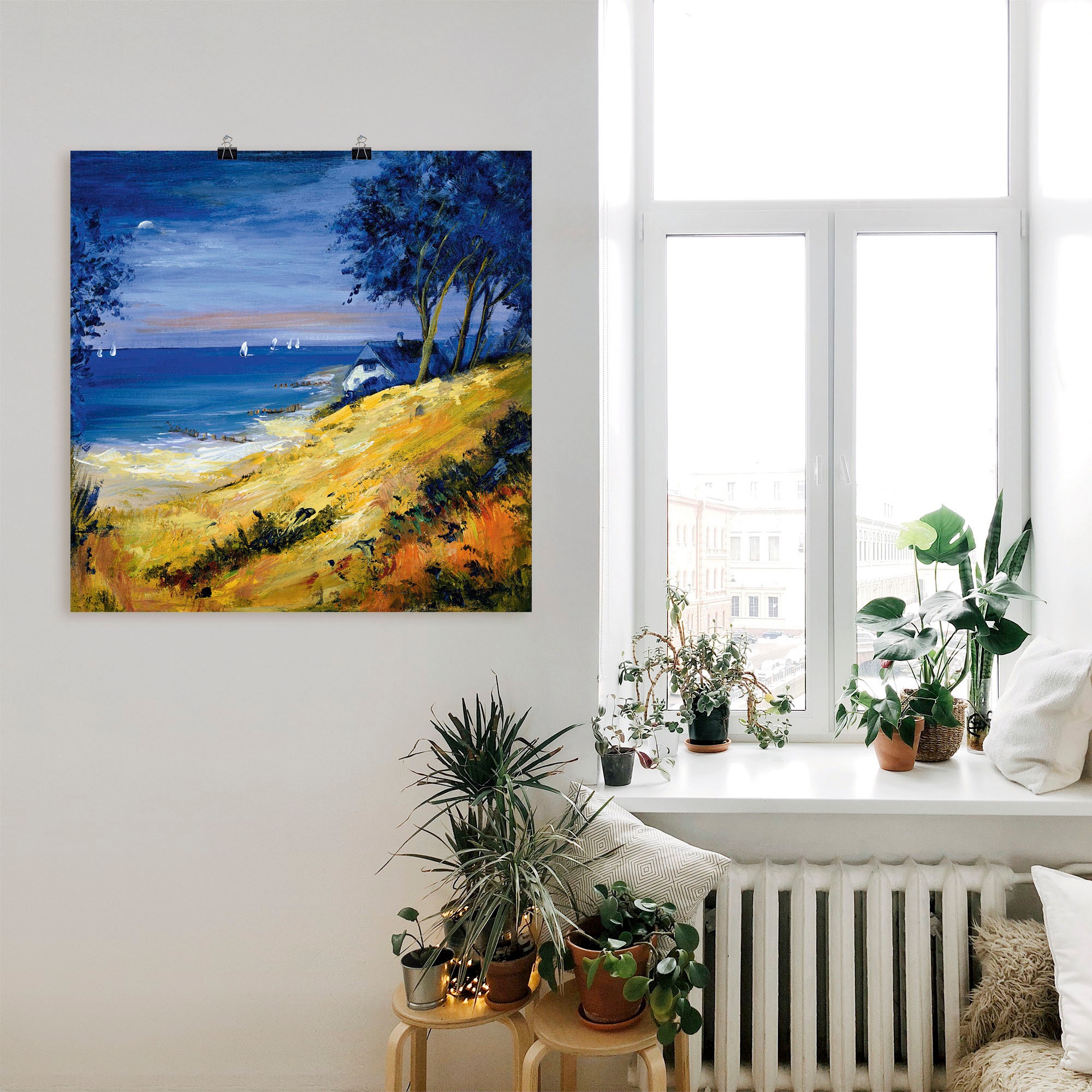 Artland Wandbild "Das Meer zu Hause", Gewässer, (1 St.), als Leinwandbild, günstig online kaufen