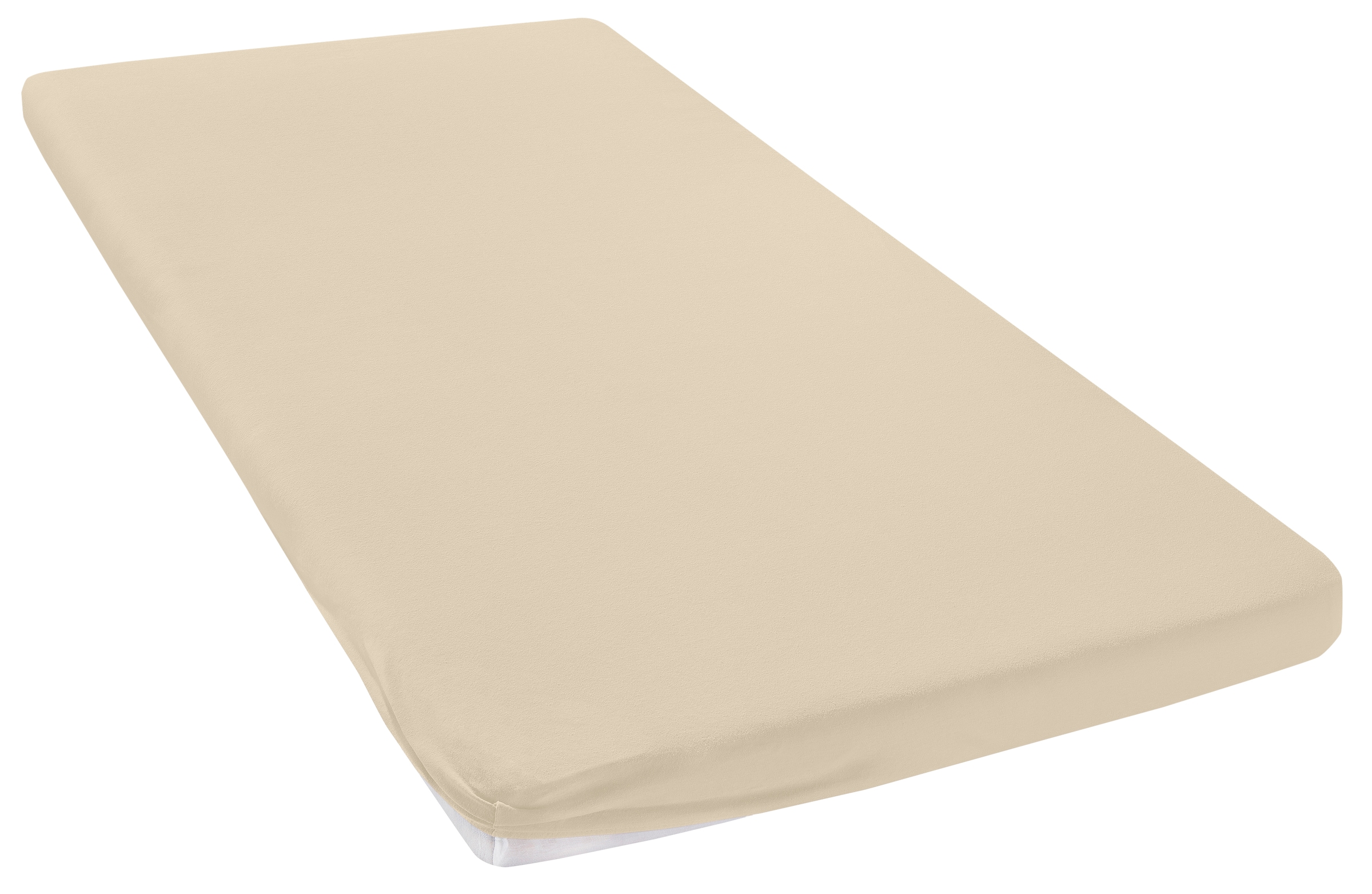 OTTO home Spannbettlaken »Topper Basic, in Gr. 90x200, 140x200 oder 180x200 cm« Baumwolle, Matratzen bis 8 cm Höhe, Bettlaken, Spannbetttuch, Laken