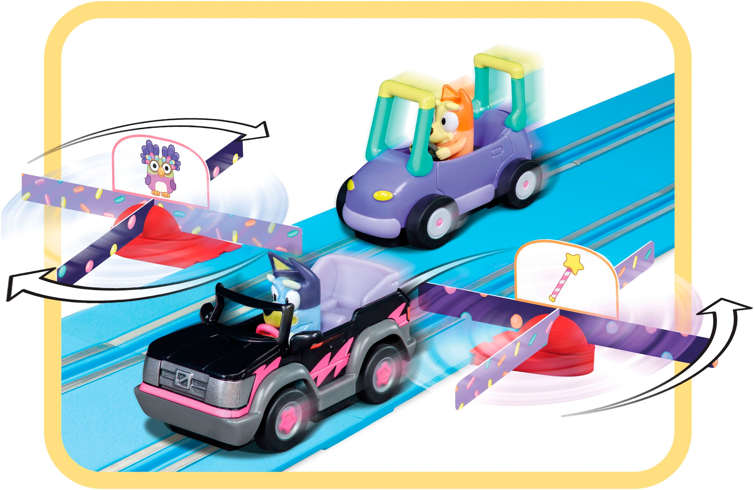 Carrera® Autorennbahn »Carrera First Bluey & Bingo Race«