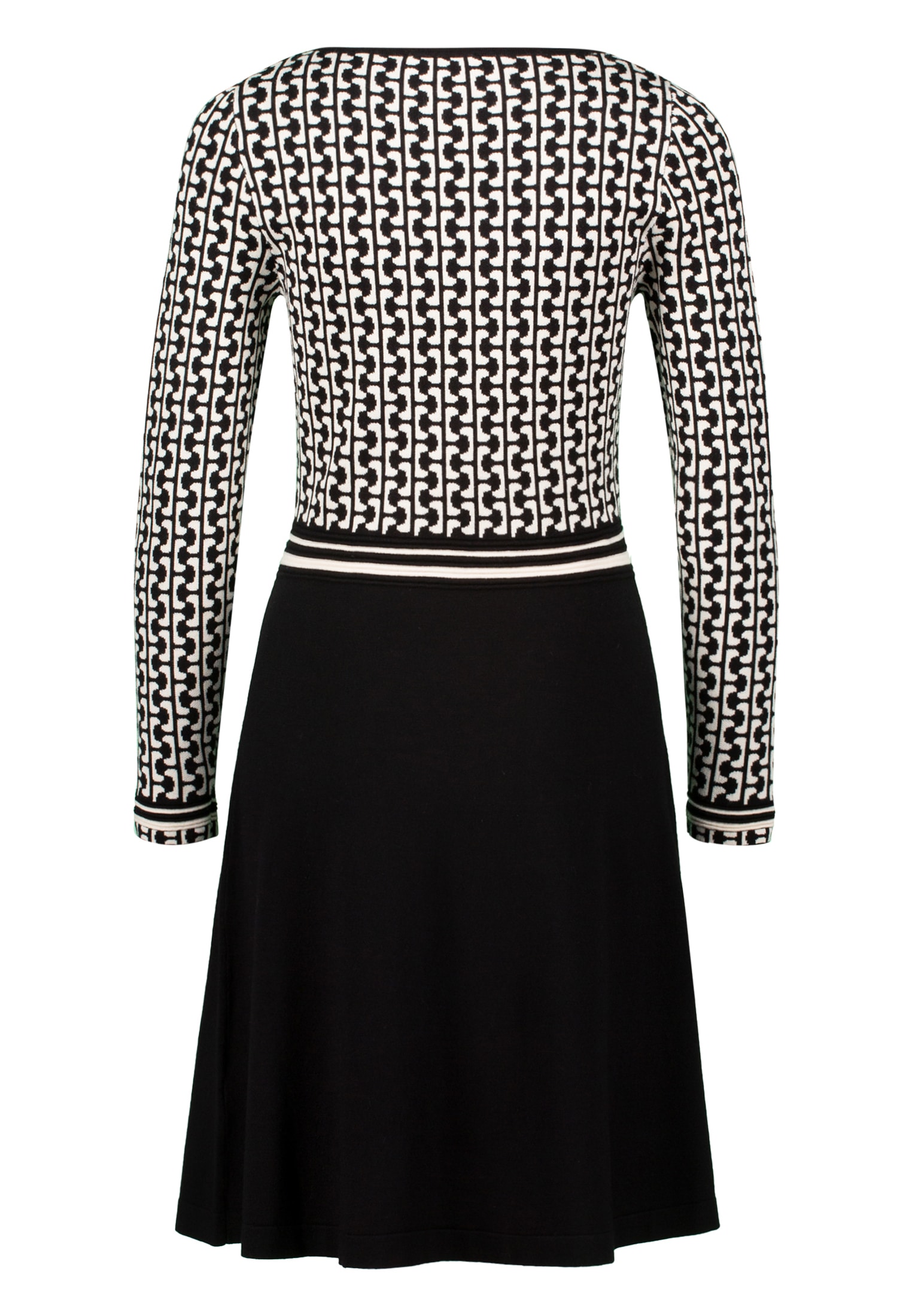 Zero Strickkleid »Damen Strickkleid grafisches Muster« Ohne Tasche Plain/ohne Details