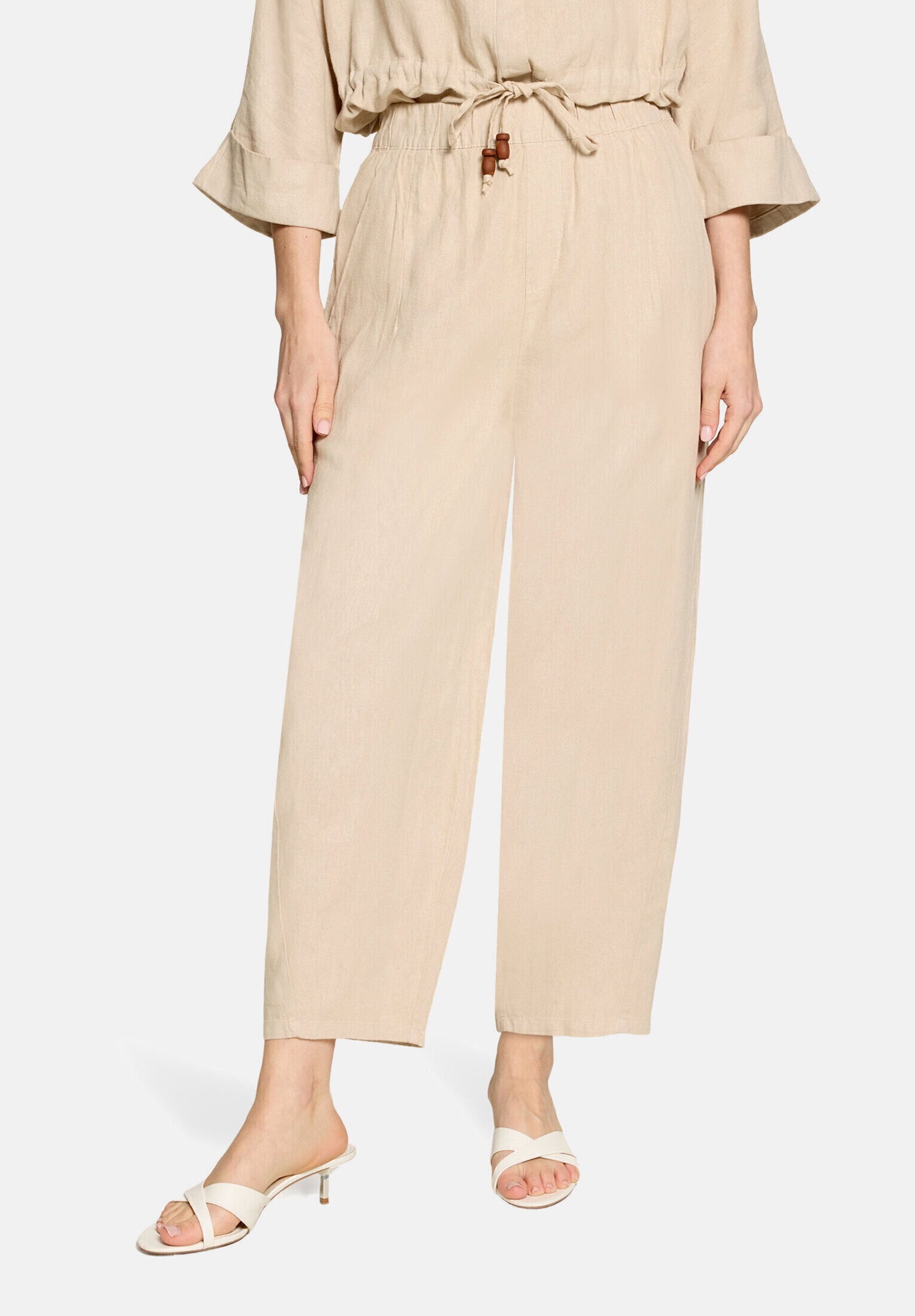 Cartoon Leinenhose »Damen mit Gummizug«