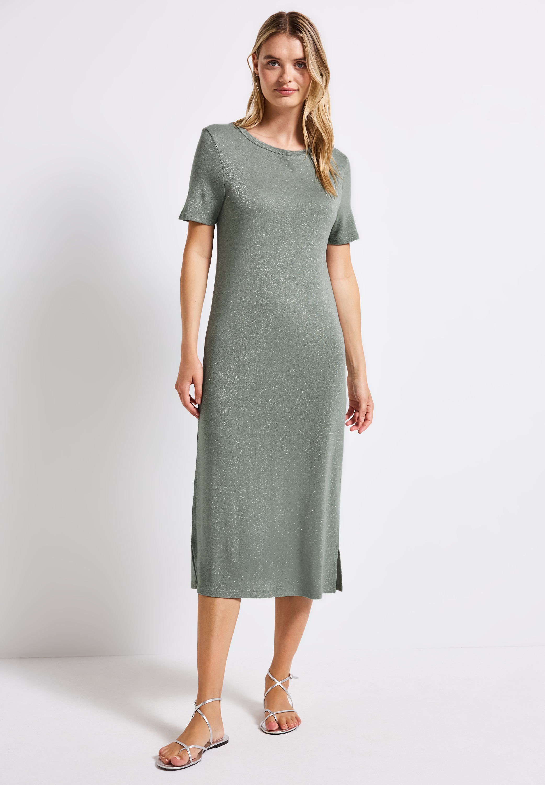 STREET ONE Sommerkleid, in Unifarbe günstig online kaufen