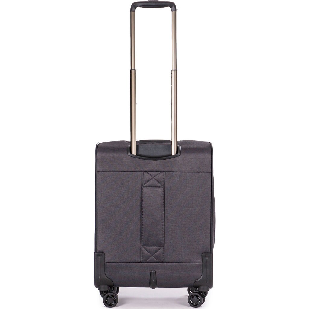 Stratic Weichgepäck-Trolley »Bendigo Light + S, black«, 4 Rollen