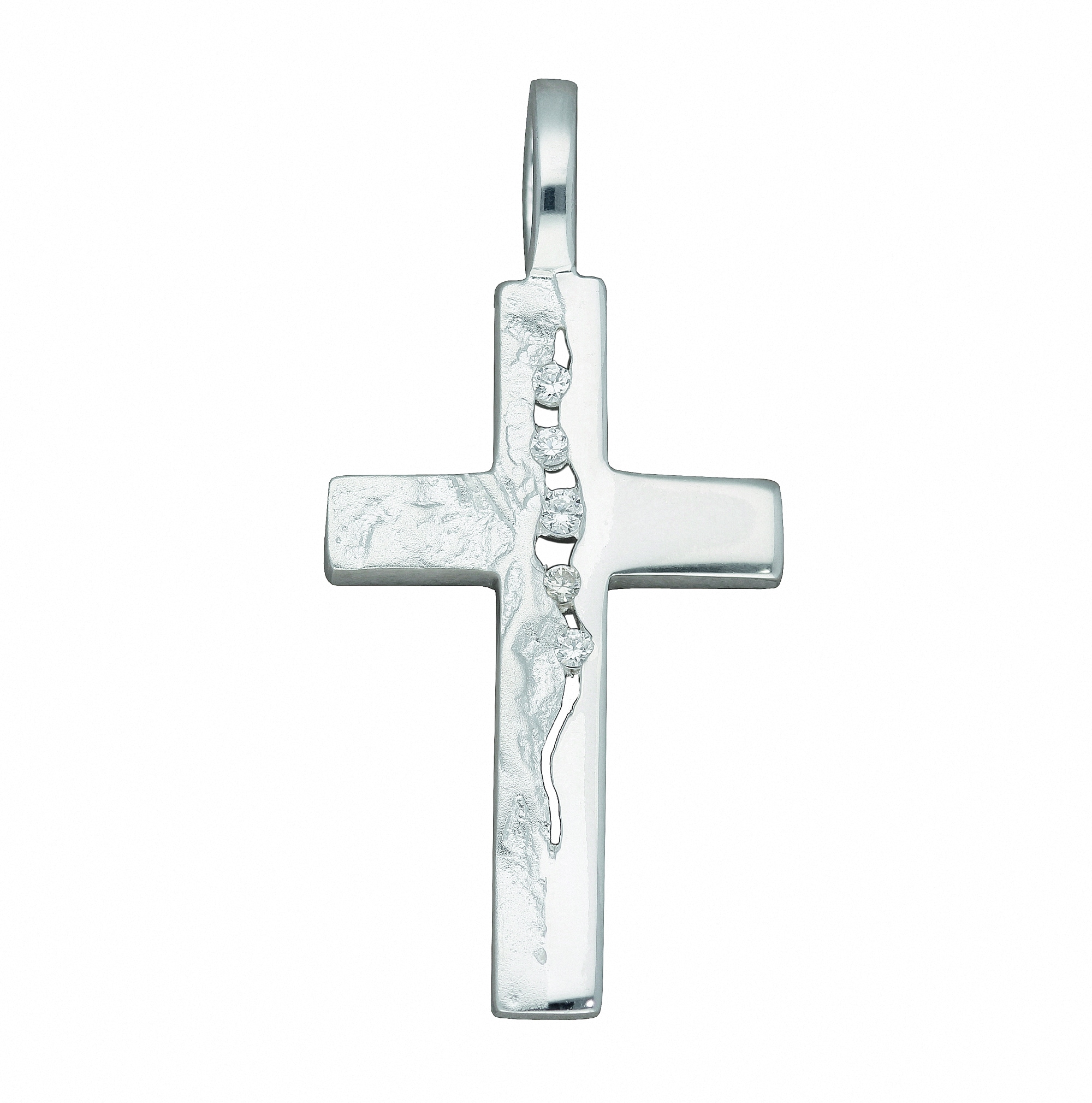 | BAUR »925 Anhänger Adelia´s Kreuz mit Zirkonia«, mit mit Silber Kette Set Anhänger Halskette - Schmuckset