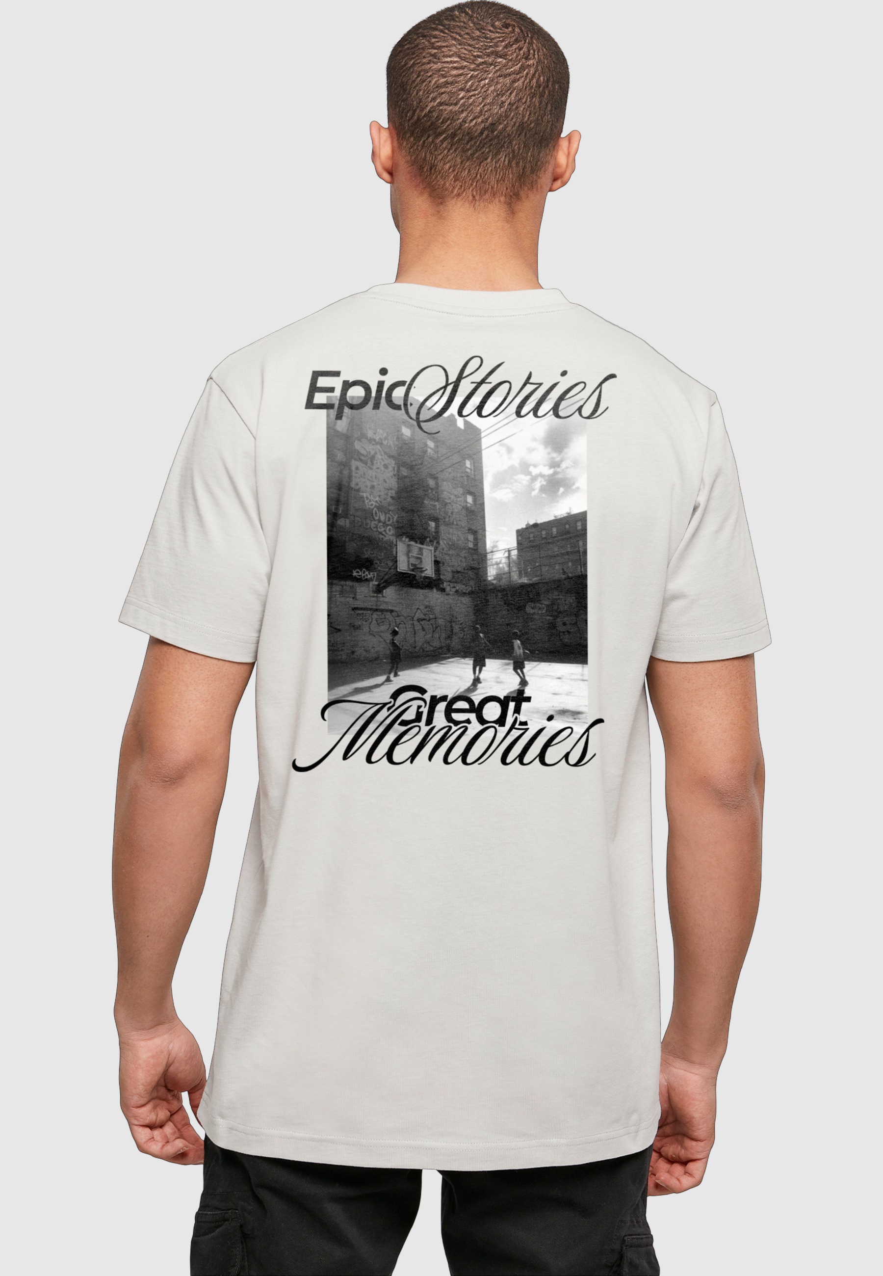 MisterTee T-Shirt »MisterTee Epic Stories Great Memories Tee« 1 Stk.