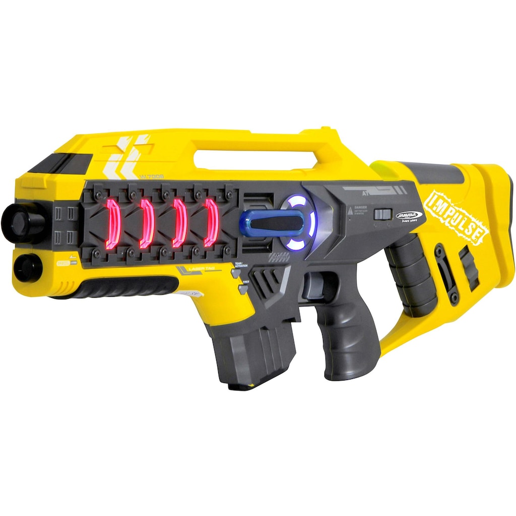 Jamara Laserpistole »Impulse Laser Gun Rifle gelb/rot«, (Set, 2 tlg.)