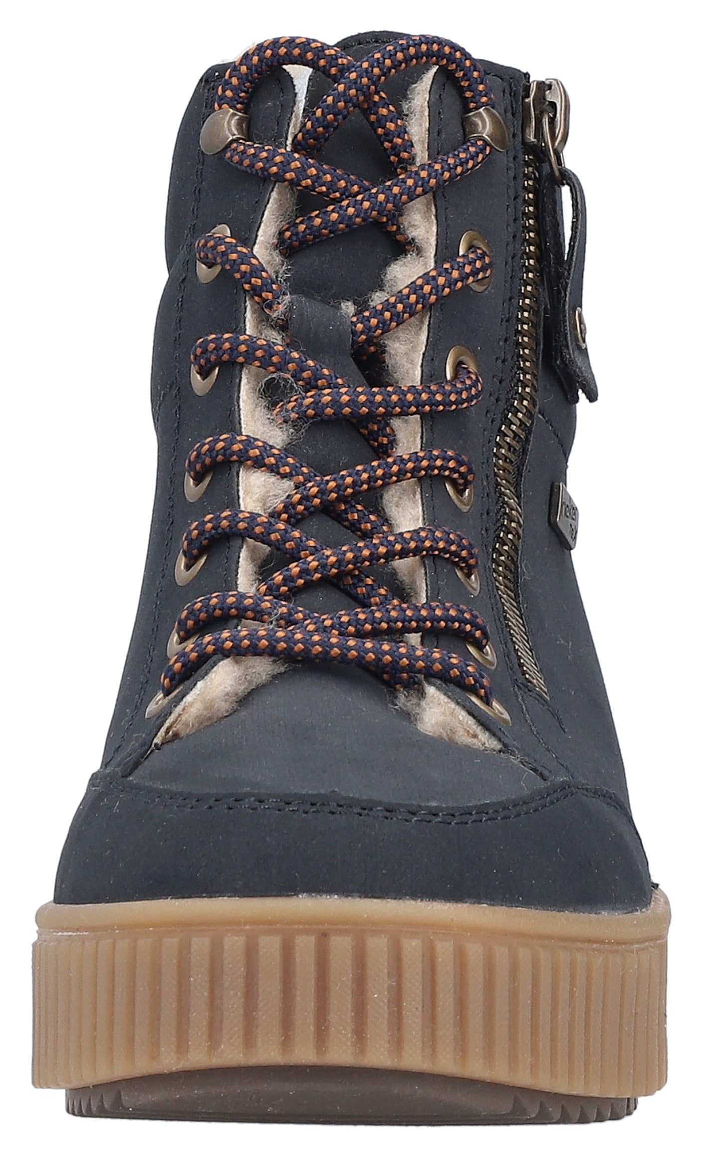 Rieker Winterboots, Plateaustiefelette, Schnürboots mit Warmfutter und TEX-Ausstattung