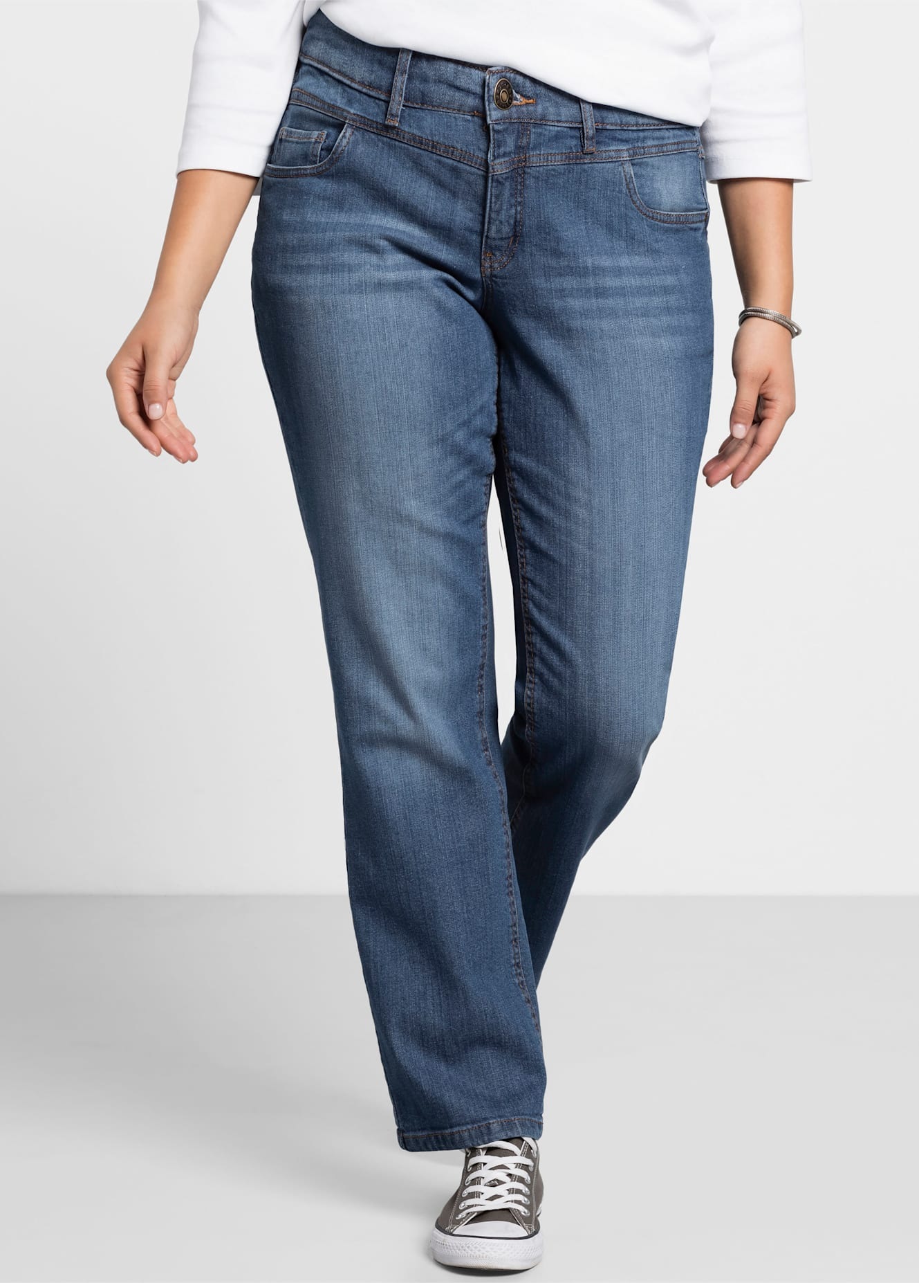 Sheego Stretch-Jeans 1 Stk. günstig online kaufen