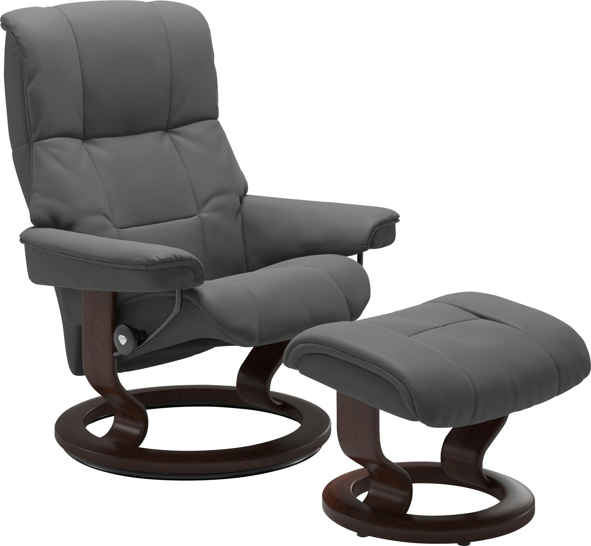 Stressless "Mayfair" Relaxsessel mit Hocker, mit Classic Base, Gestell Braun