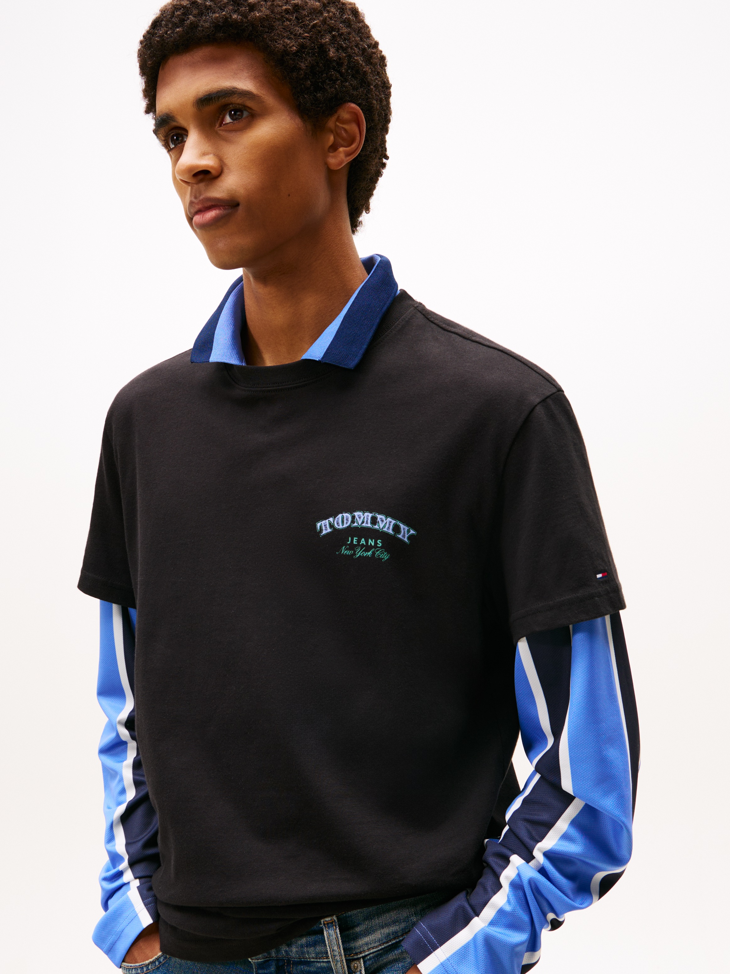 Tommy Jeans T-Shirt "TJM REG DOLLAR STACK" günstig online kaufen