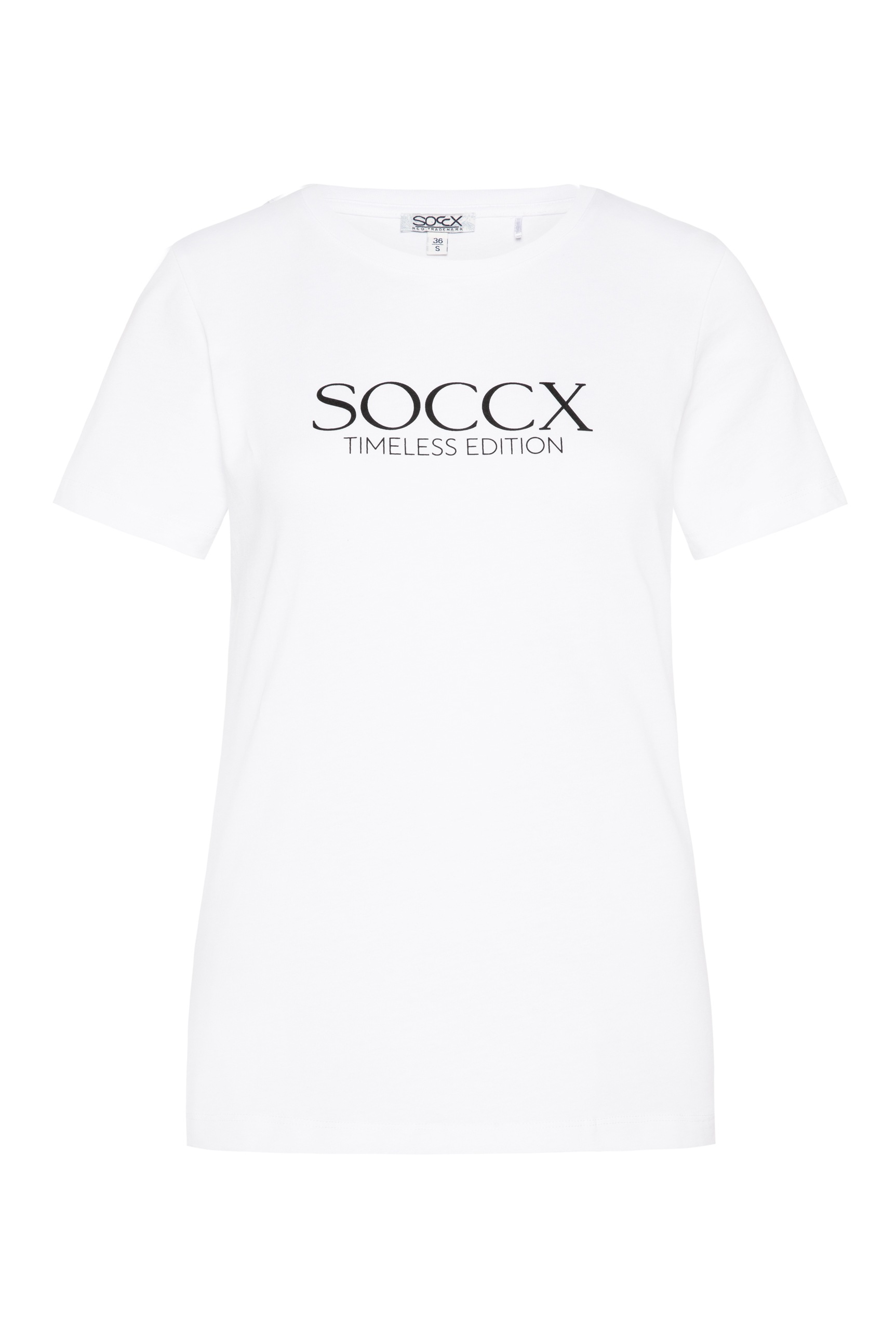 SOCCX Rundhalsshirt, aus Baumwolle