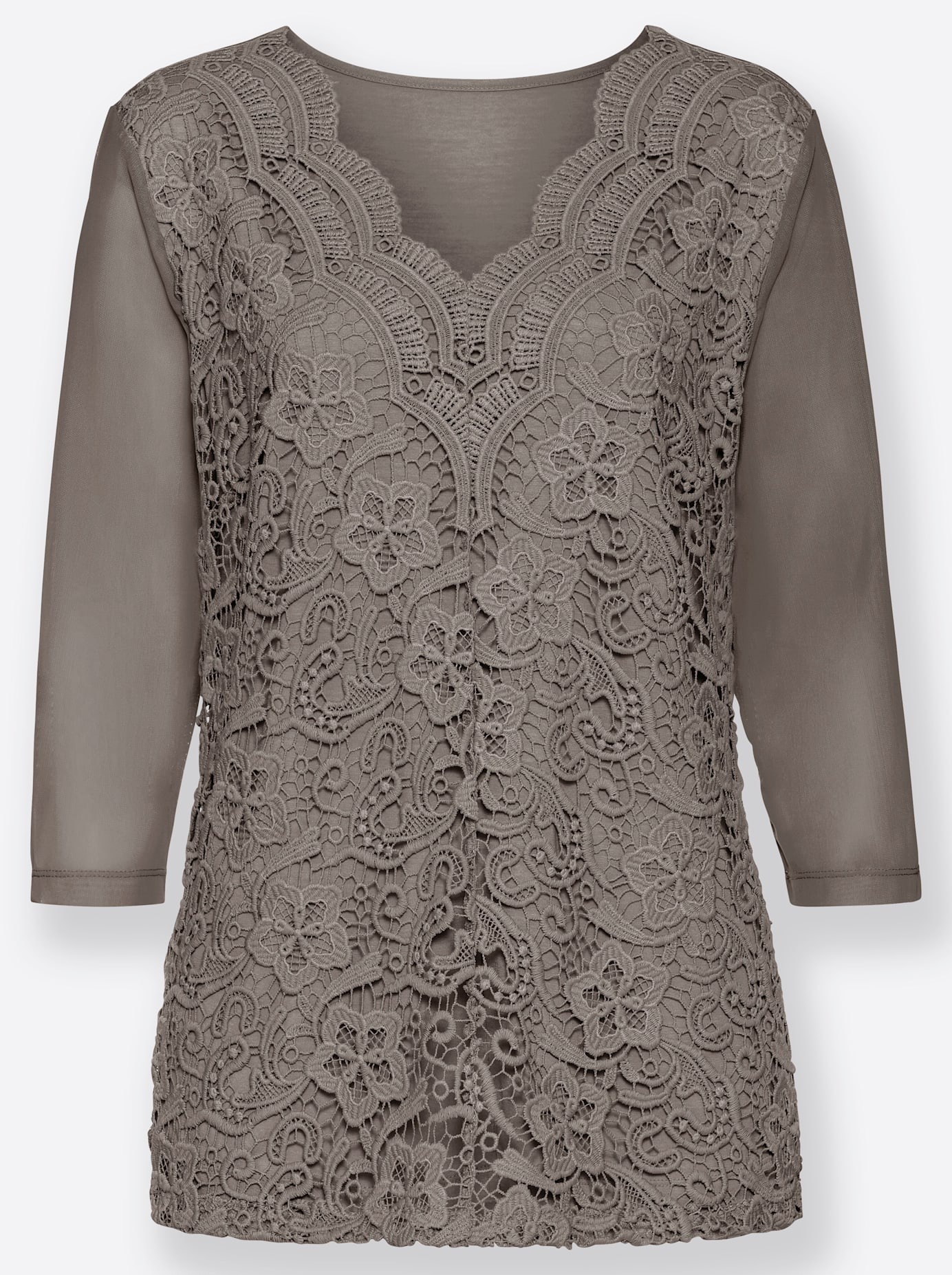 Lady Spitzenshirt "Shirt" 1 Stk. tlg. günstig online kaufen