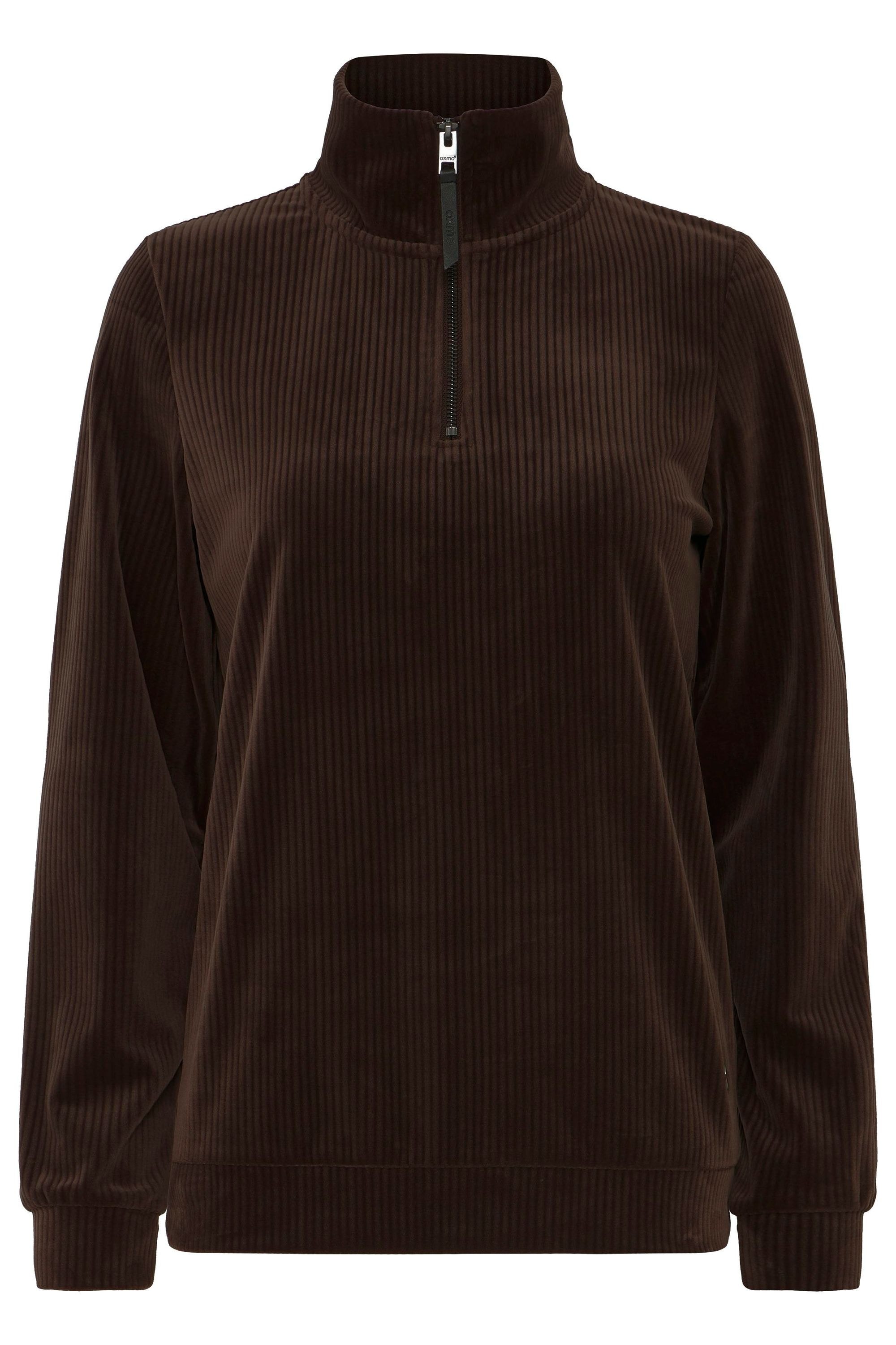 OXMO Troyer "Longsweatshirt OXEBBA HALFZIP" günstig online kaufen